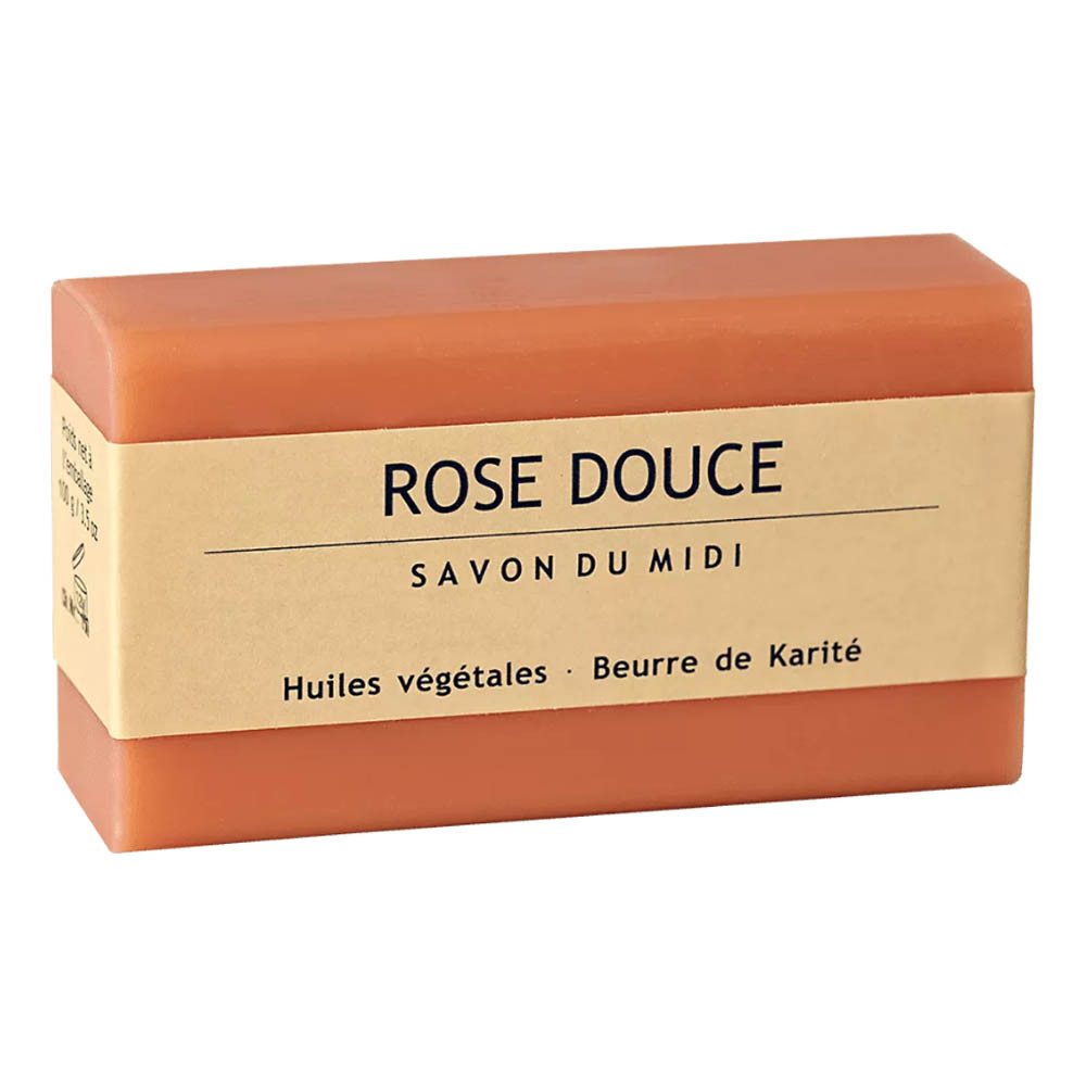 Savon du Midi Handseife Seife mit Karitébutter - Rose Douce 100g