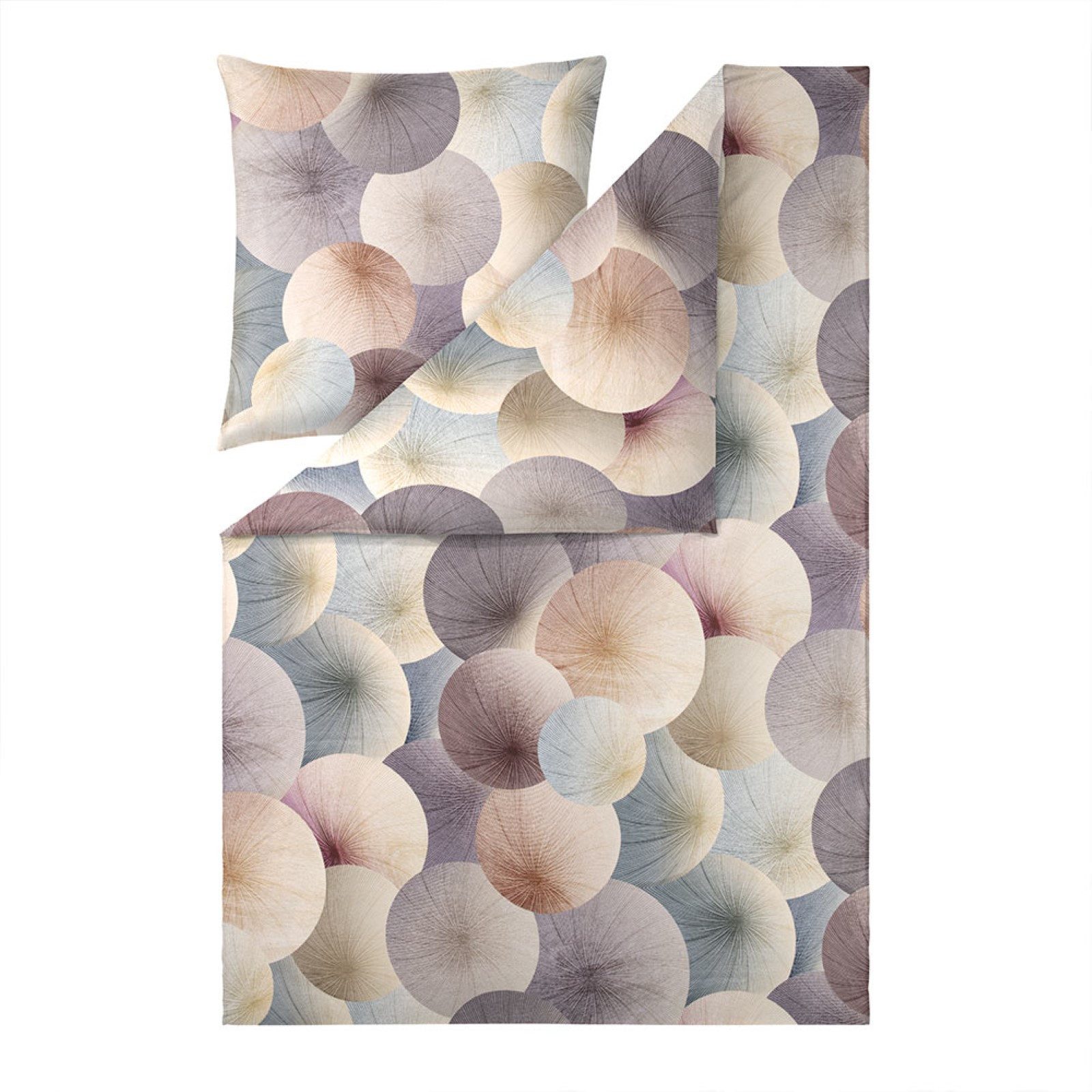 Estella Bettwäsche Estella Mako-Satin Bettwäsche 135x200 Pamela Punkte Bäll günstig online kaufen