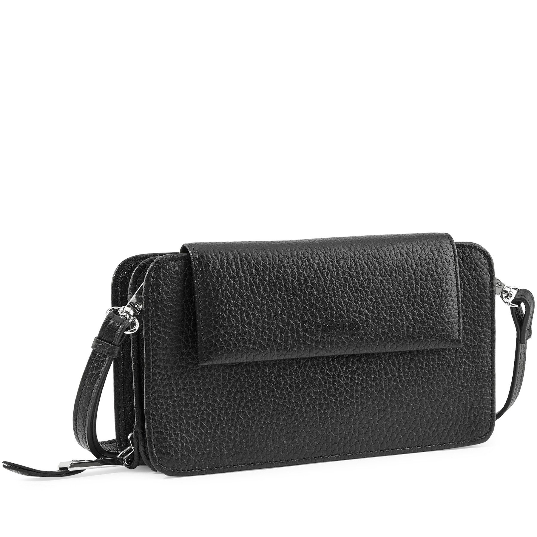 Picard Schultertasche PICARD Handytasche Pure aus Echtleder