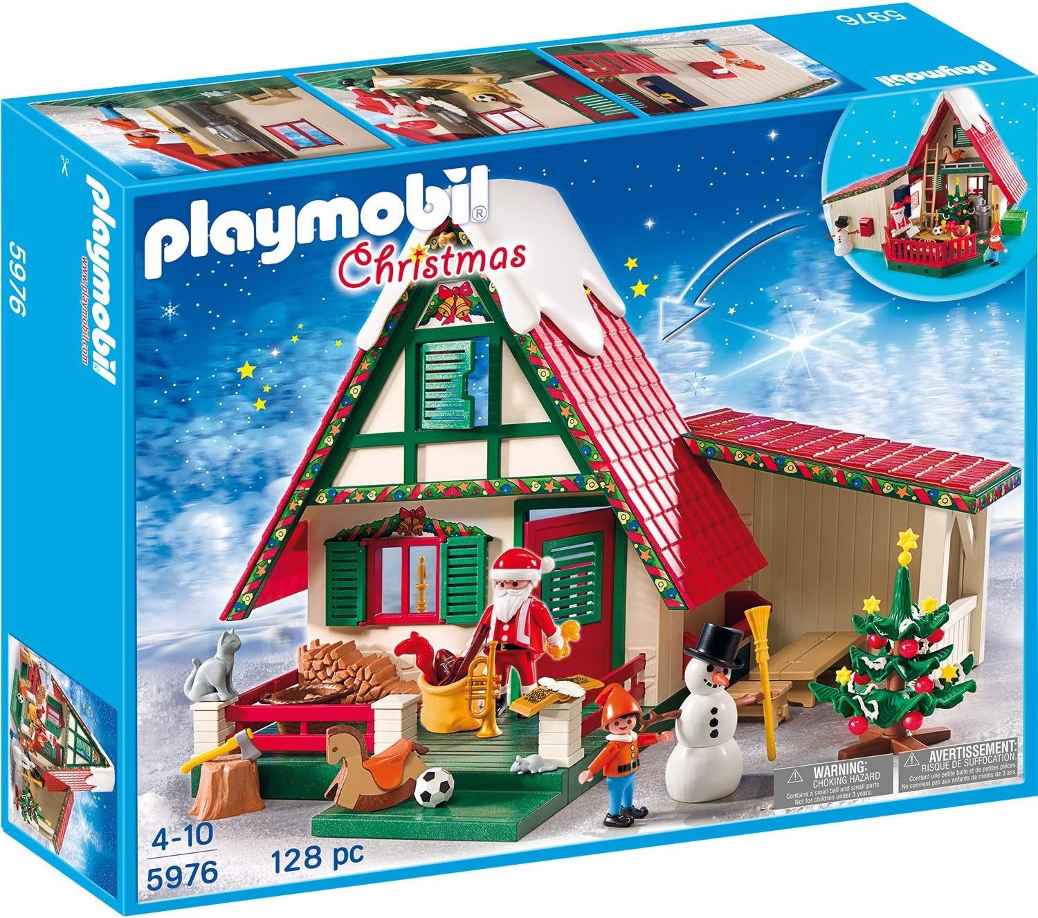 Playmobil® Spielwelt Weihnachtsmanndorf, (Set, 1-tlg., 1 Playmobil Spielset günstig online kaufen