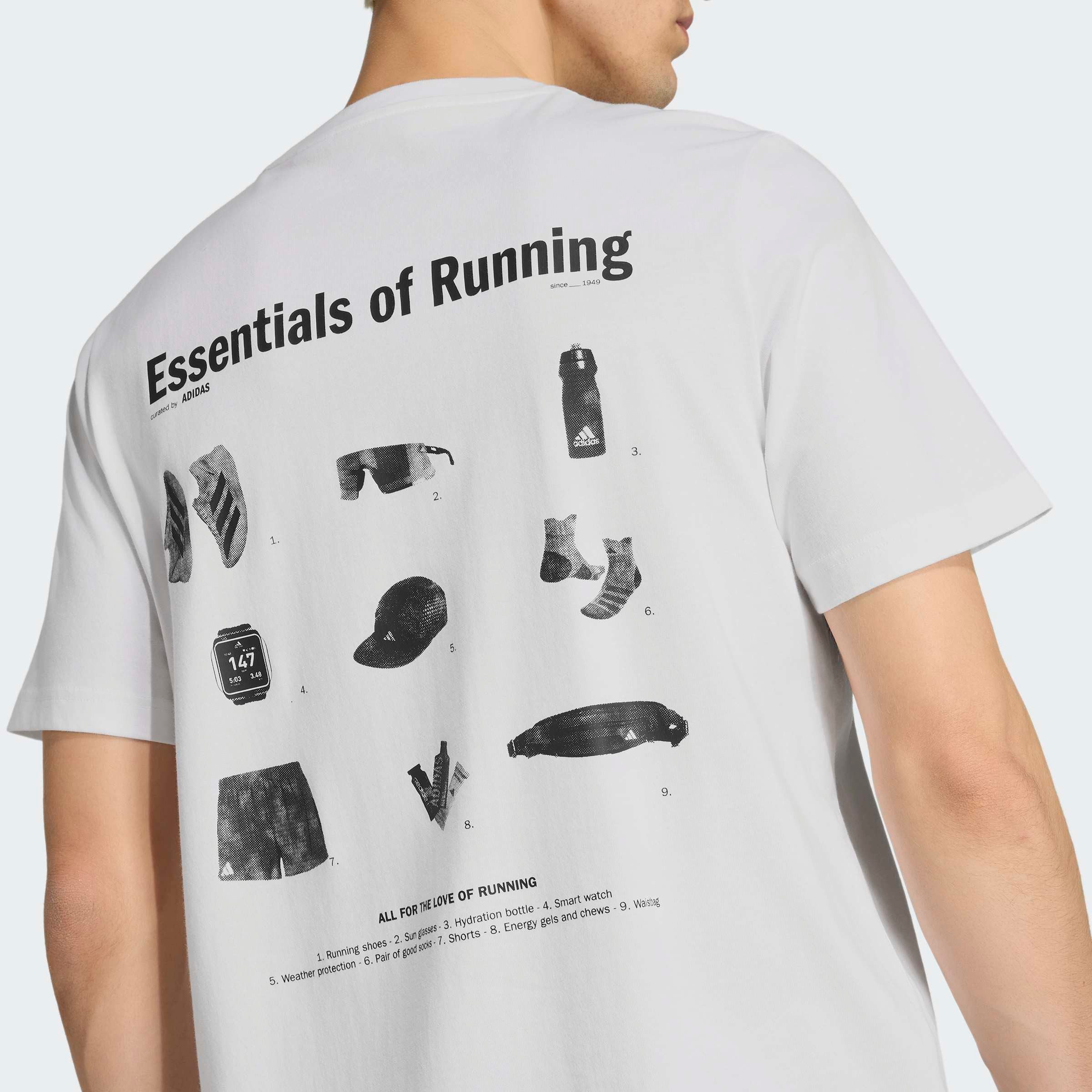 adidas Performance Laufshirt RUN ESSENTIALS GRAFIK aus Baumwolle, für Erwachsene