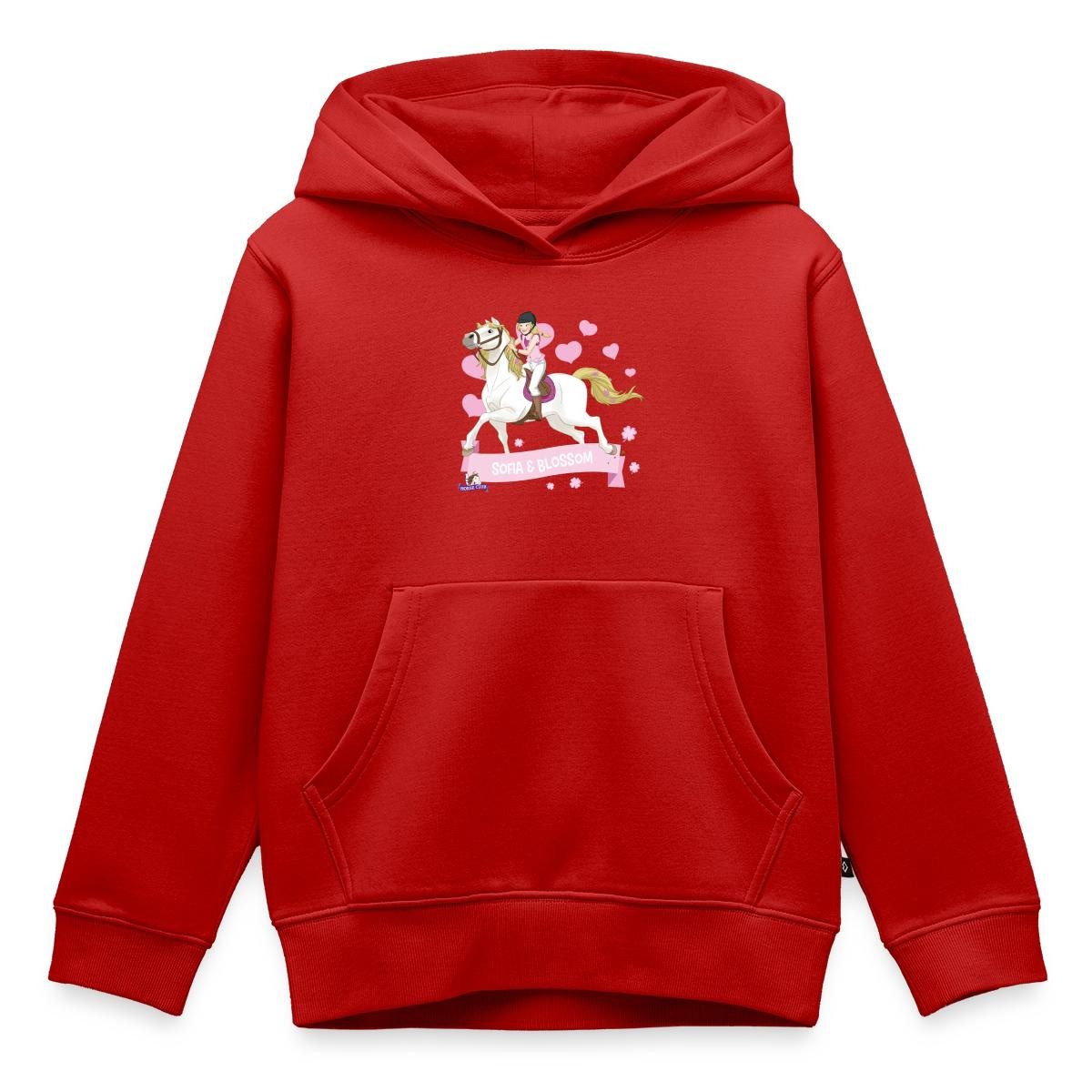 Hoodie Schleich Horse Club Sofia & Blossom reiten aus Kinder Premium Hoodie
