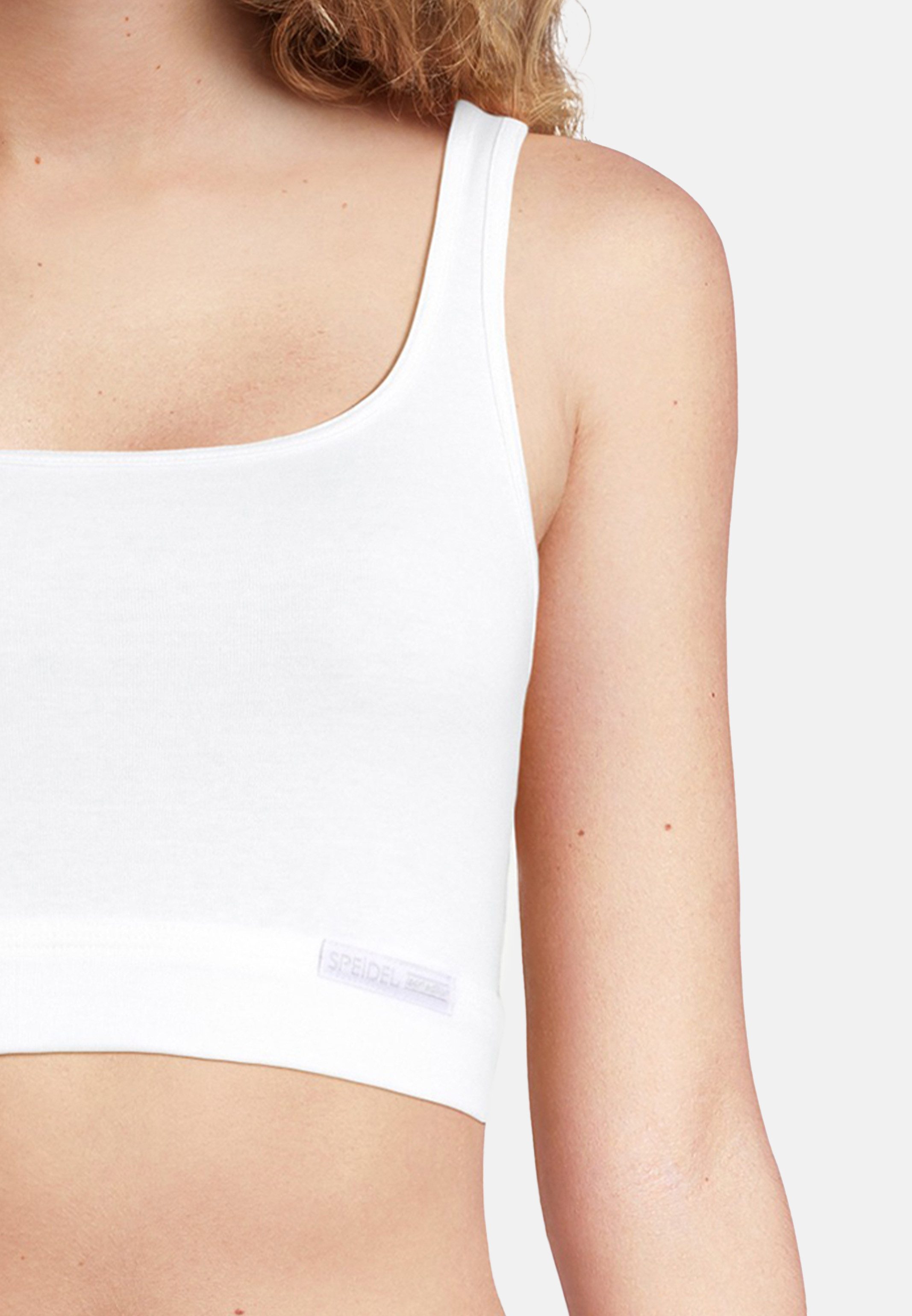 Speidel Bralette-BH 2er Pack Bio Cotton (Spar-Set, 2-tlg) Bustier - Baumwolle - Atmungsaktiv - Bequemer Weichbund aus Baumwolle