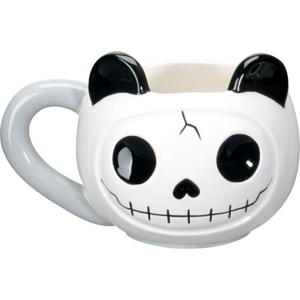 MystiCalls Tasse Furrybone Tasse Pandie Panda Kaffeetasse Furry Fantasy Gothic, Keramik, 500 ml Fassungsvolumen