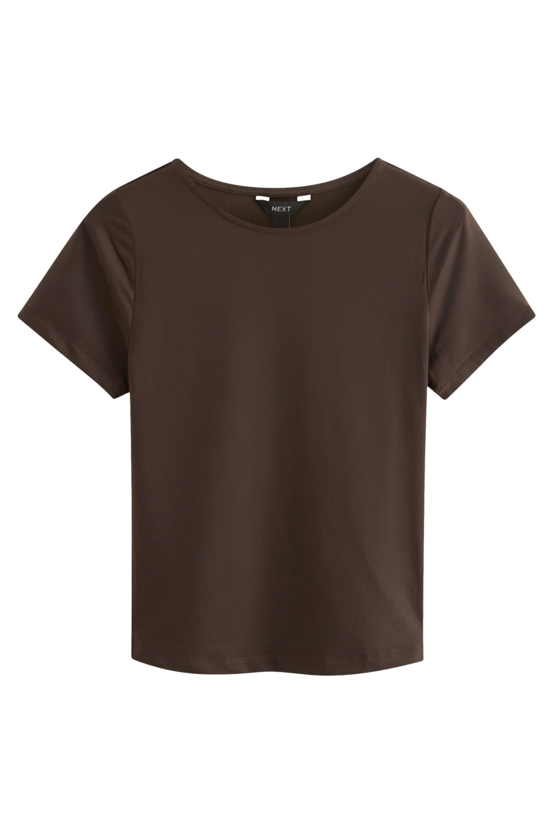 Next T-Shirt Weiches Slim Fit Kurzarm-T-Shirt, günstig online kaufen