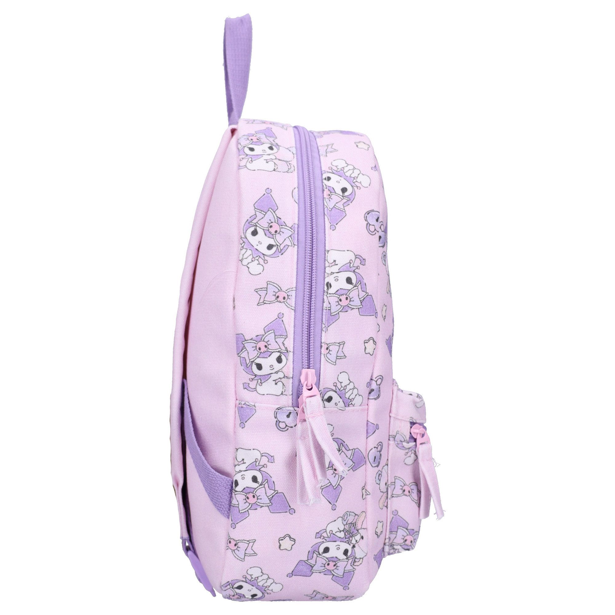 SANRIO Kinderrucksack Kuromi Kinder Tasche Rucksack Schule Kindergarten Freizeitrucksack