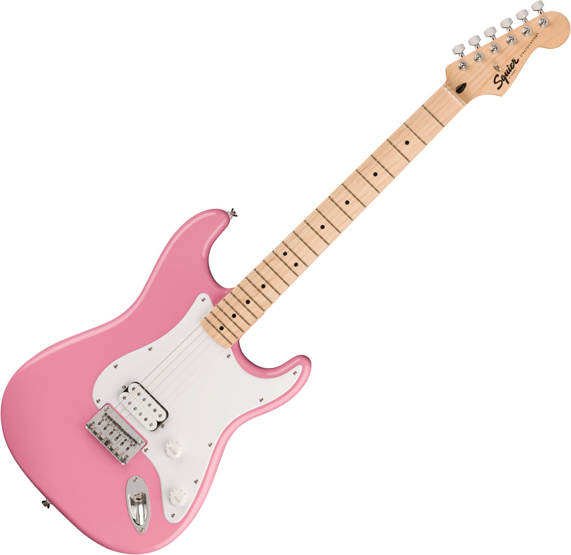 Squier E-Gitarre Sonic Stratocaster HT H Flash Pink, Stratocaster