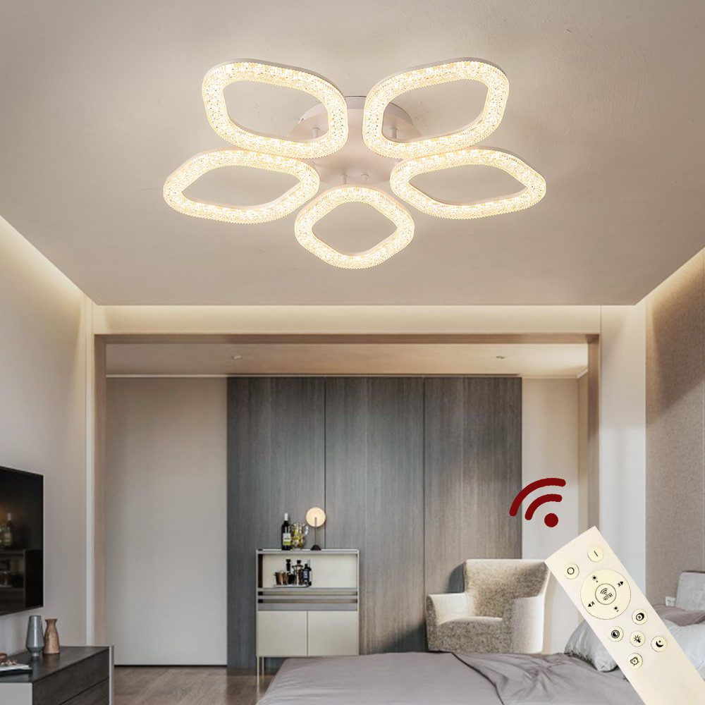 Eurohandisplay LED Deckenleuchte LED Deckenlampe XL DL Fernbedienung Lichtfarbe/Helligkeit einstellbar, LED fest integriert, Einstellbar von Warm- bis Kaltweiß, – Bild 4 von 5