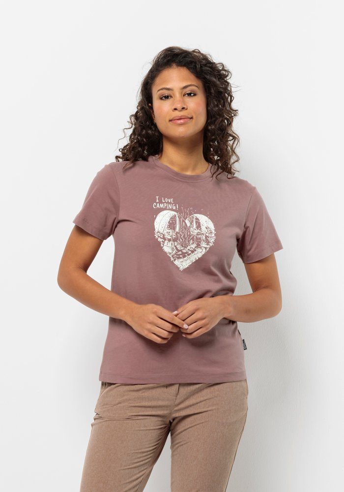 Jack Wolfskin T-Shirt CAMPING LOVE T W