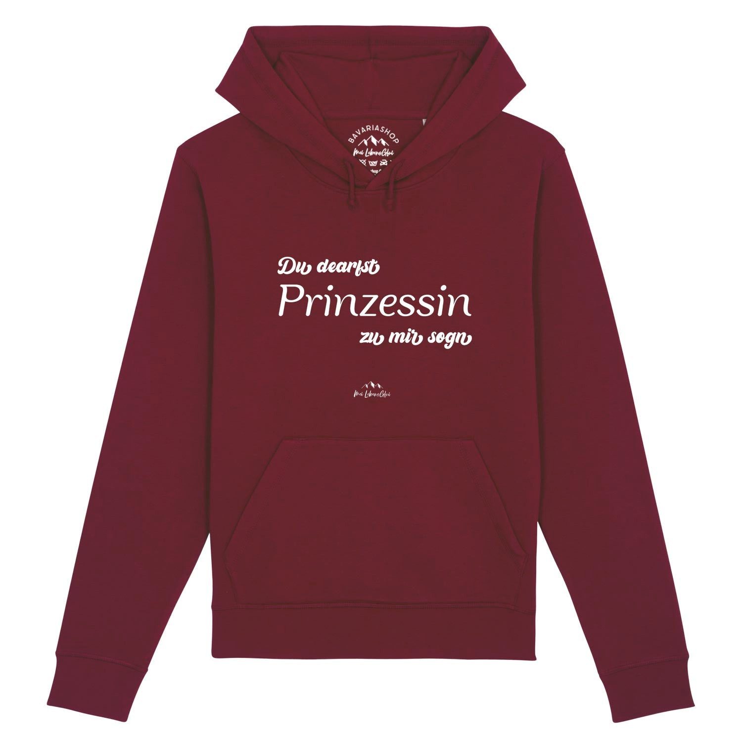 Bavariashop Hoodie Damen Hoodie "Du dearfst Prinzessin zu mir sogn günstig online kaufen