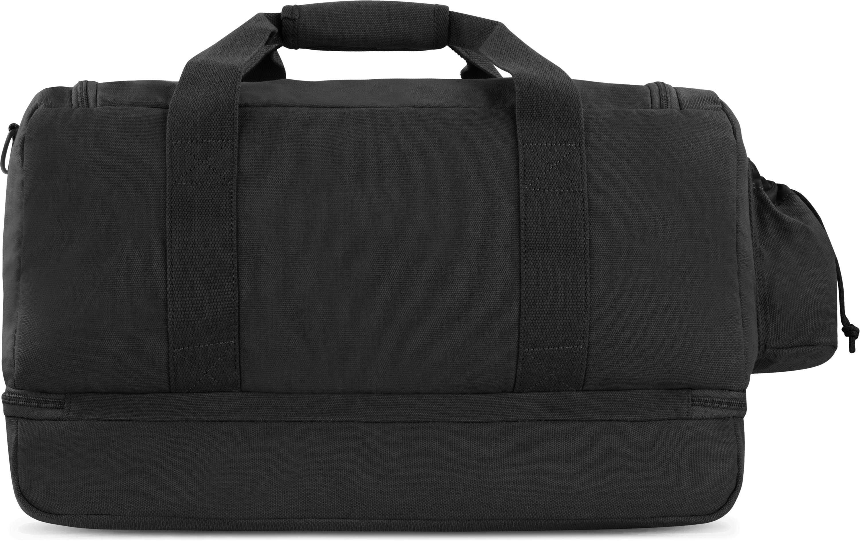 Schwarz Duffelbag Sporttasche Handgepäcktasche normani Umhängetasche Alert, Reisetasche Canvas-Tasche Sport- und Trainingstasche
