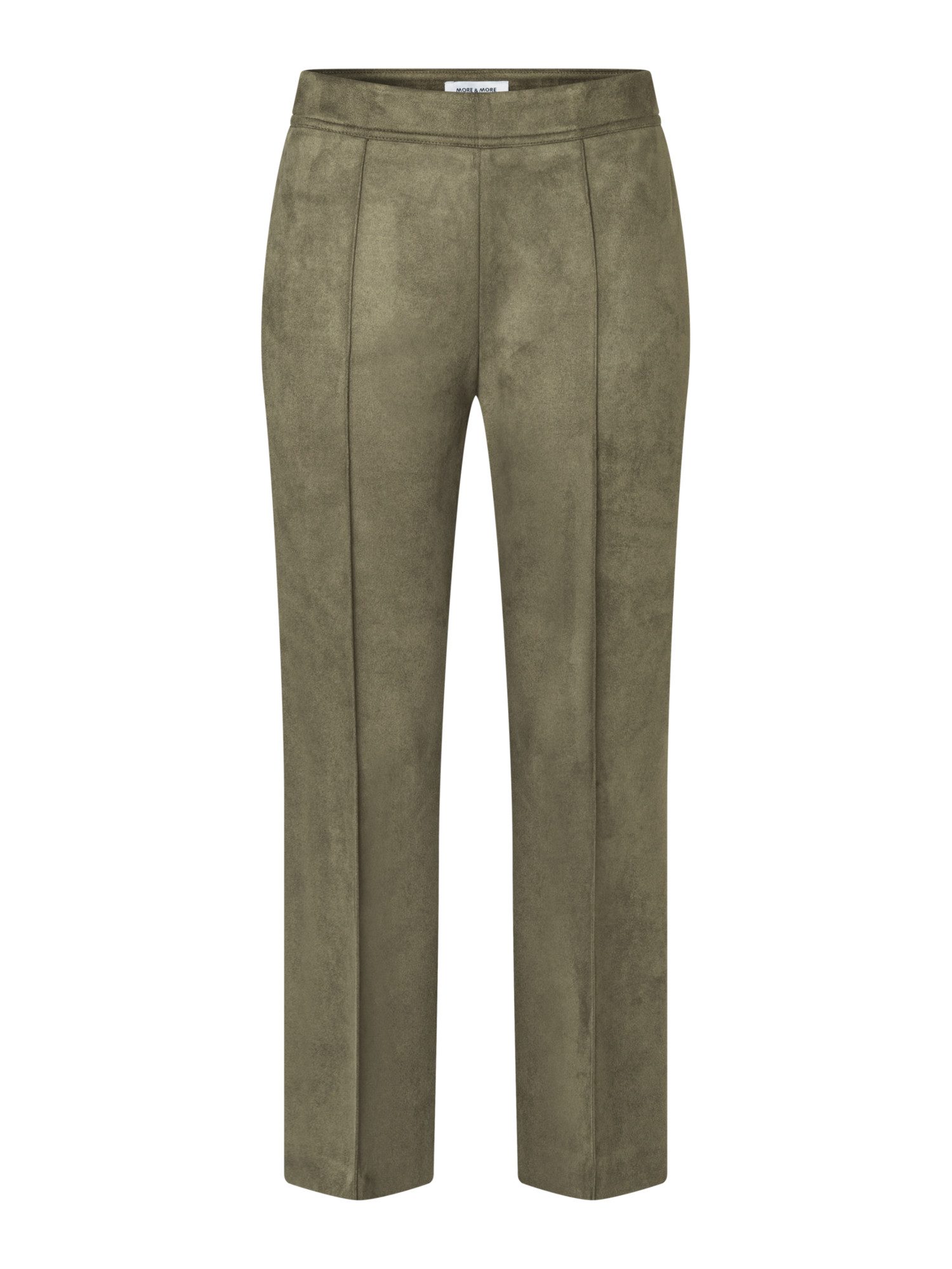 MORE&MORE Stoffhose softe, 7/8 Wildleder-Optik-Hose günstig online kaufen