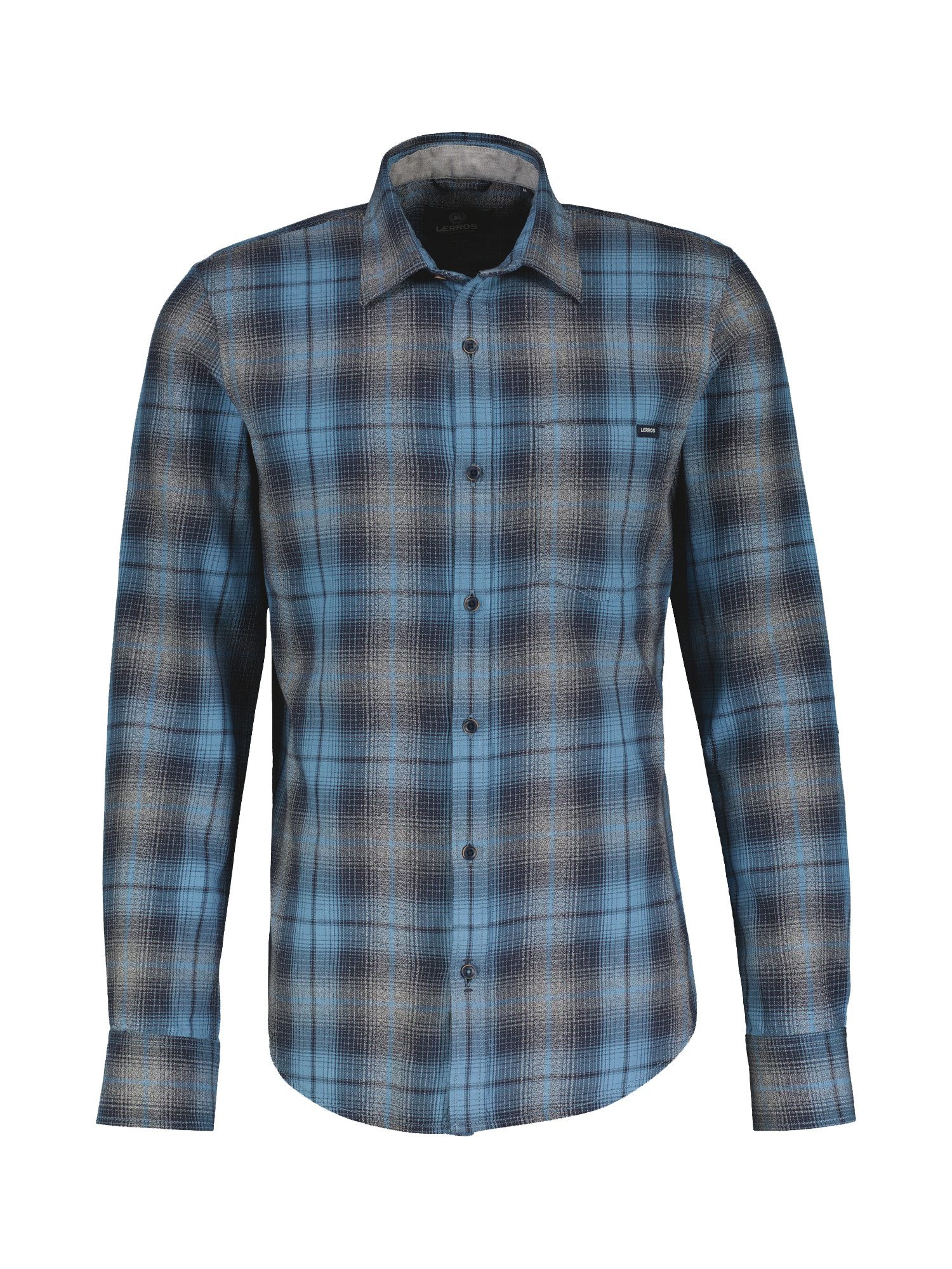 LERROS Karohemd LERROS Stilvolles Karohemd in weicher, kerniger Twillqualität