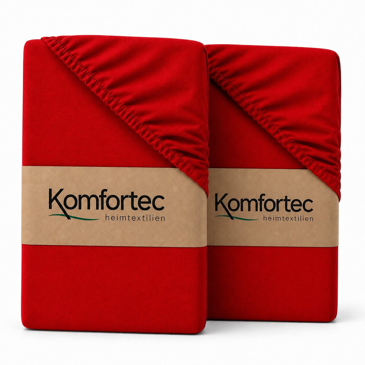 Komfortec Spannbettlaken Boxspringbett bis 15cm - 30cm Matratzenhöhe, Mikrofaser, Gummizug: Rundum, (2 Stück)