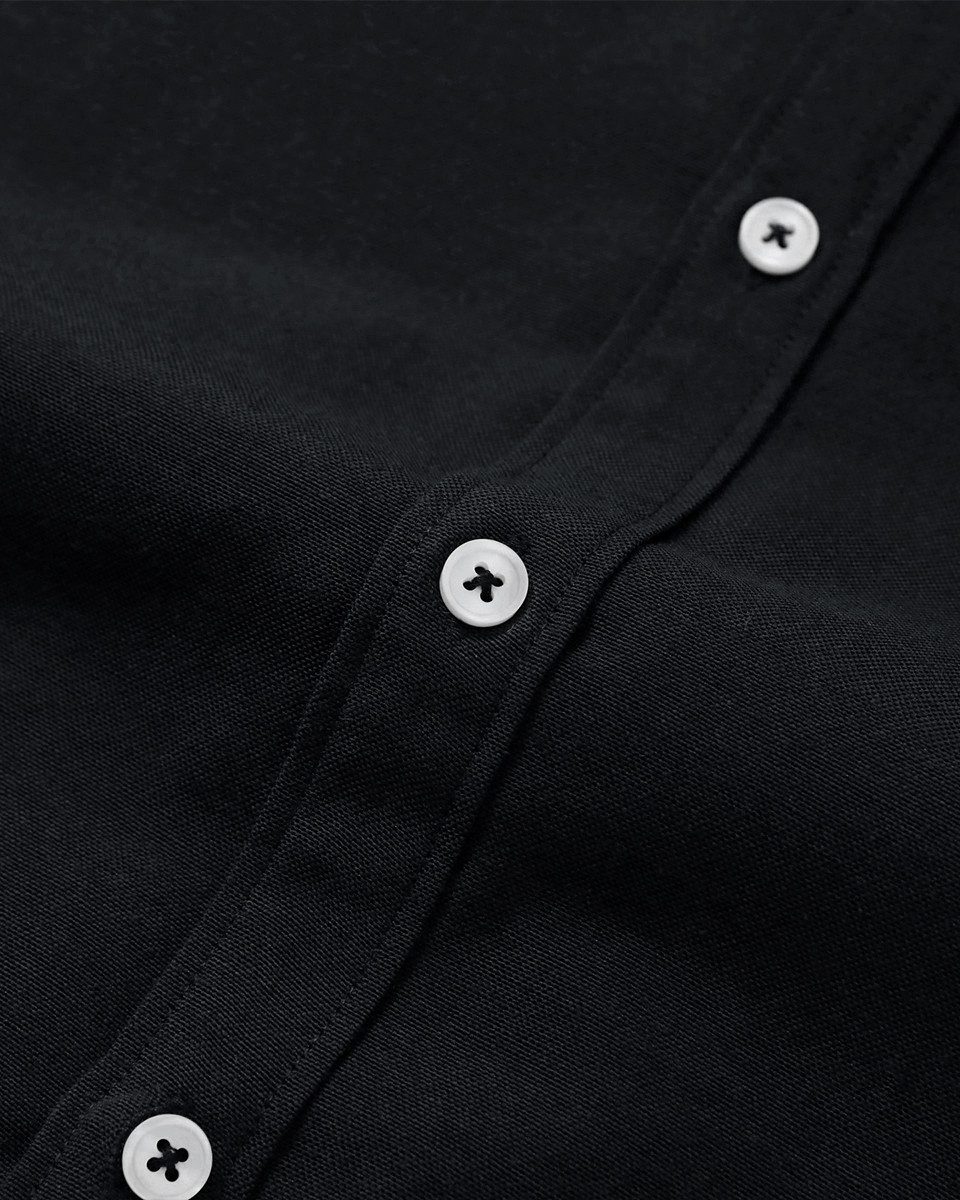 Allthemen Businesshemd mit Button-Down-Kragen Langarmhemd Slim Fit Hochzeitshemd