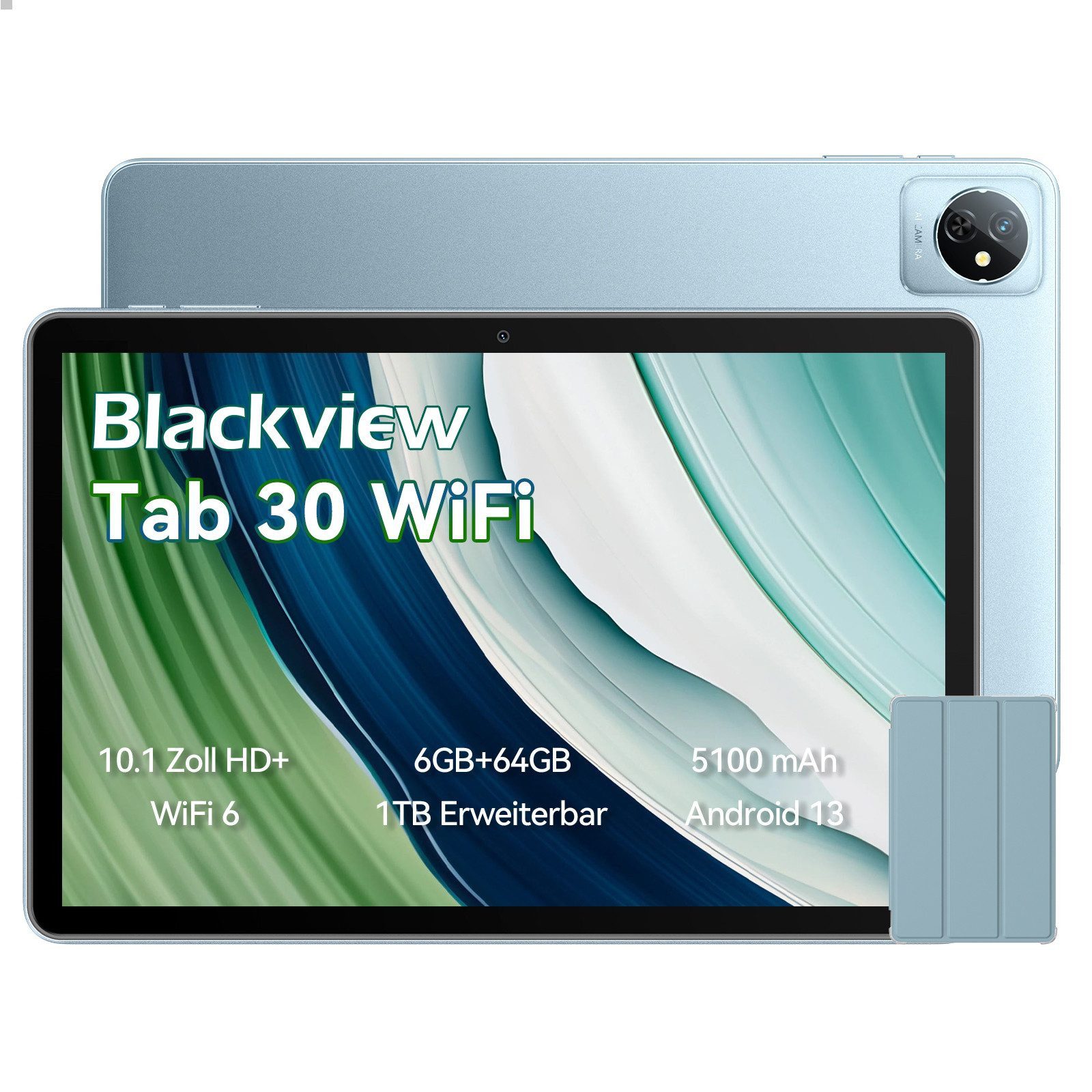 blackview Tab 30 10,1 Zoll Tablet (10,1", 64 GB, Android 13, WIFI6)