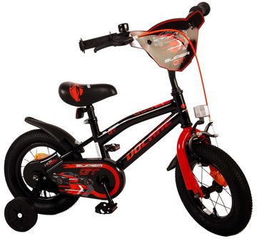 Volare Kinderfahrrad Kinderfahrrad Super GT für Jungen 12 Zoll Kinderrad in Rot Fahrrad
