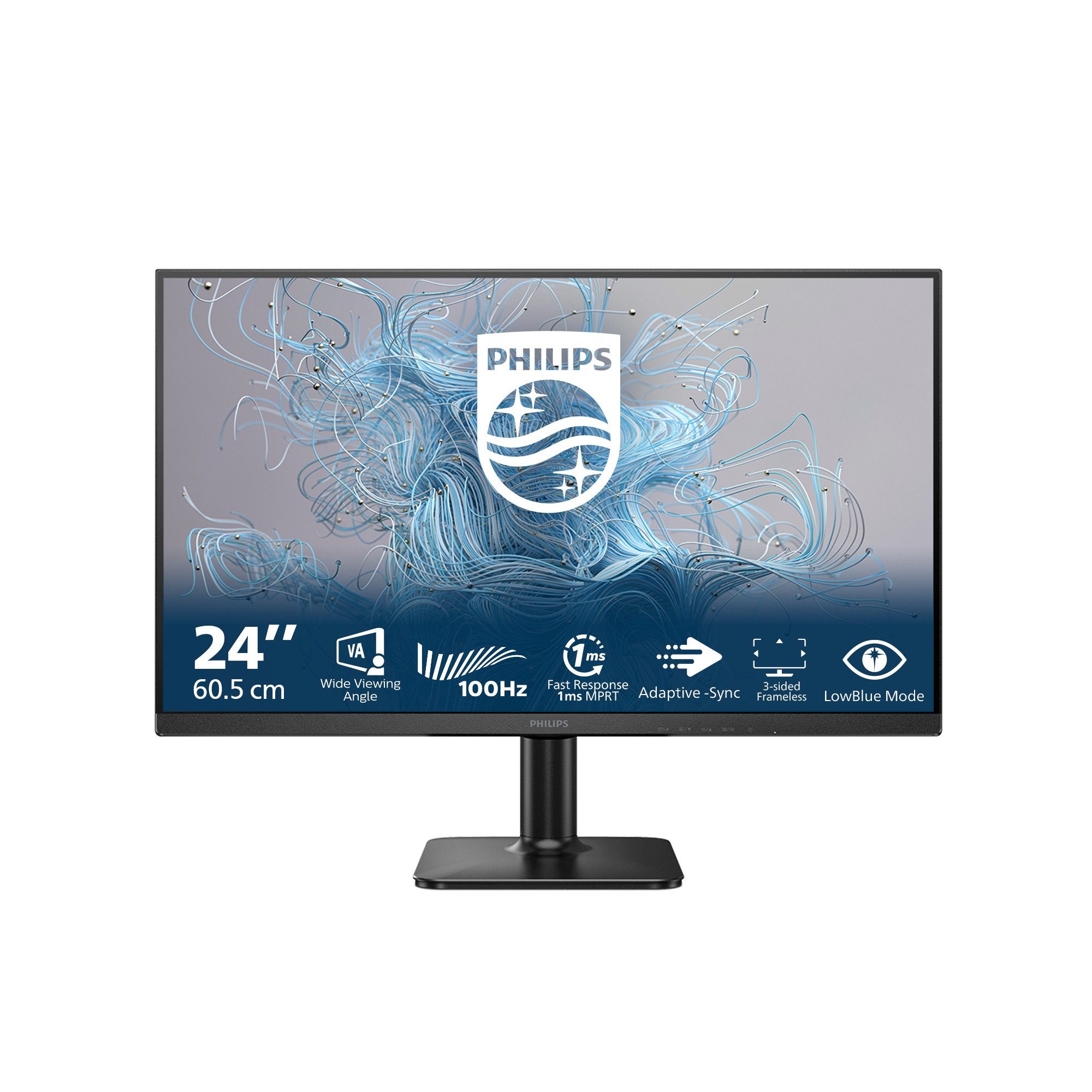 Philips 24E2N1100LB LCD-Monitor (60,5 cm/24 ", 1920 x 1080 px, Full HD, 1 ms Reaktionszeit, 100 Hz)