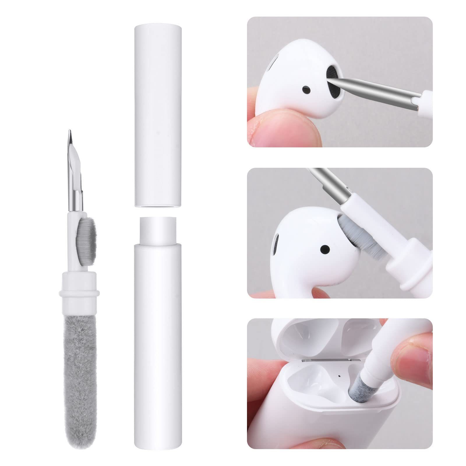 Jormftte Reinigungsbürste Multifunktions-Reinigungsstift weiche Bürste für Bluetooth-Kopfhörer