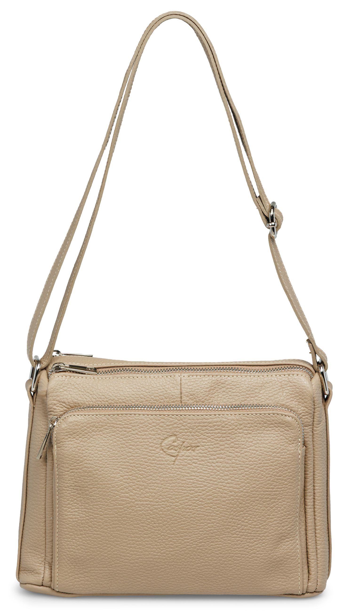 Umhängetasche Damen Crossbody Bag Leder Handtasche - PREMIUM LINE - Modell No.861