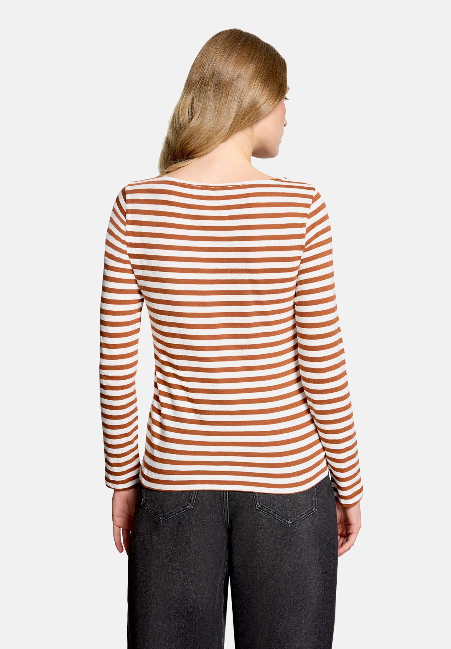 Betty&Co Kurzarmshirt Damen mit U-Boot-Ausschnitt (1-tlg)