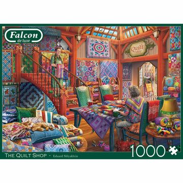 Jumbo Spiele Puzzle Falcon The Quilt Shop 1000 Teile, 1000 Puzzleteile