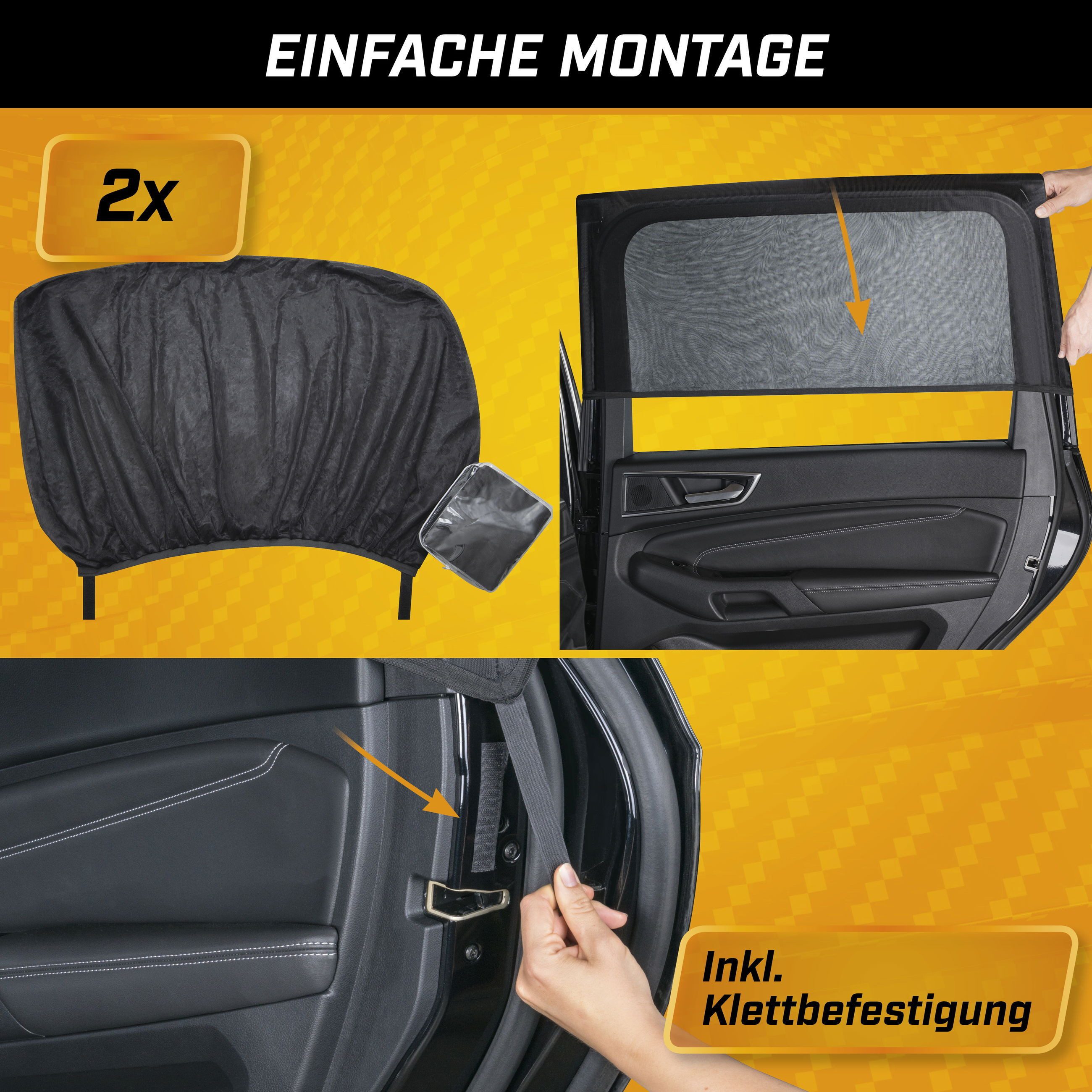 CarComfort Autosonnenschutz Sonnenschutz window sock, (2-St., 2 Stück) – Bild 5 von 5