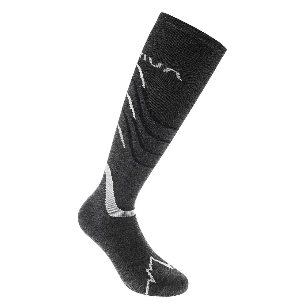 La Socks Kompressionssocken Skialp Carbon Skisocken La Ice - Sportiva Sportiva