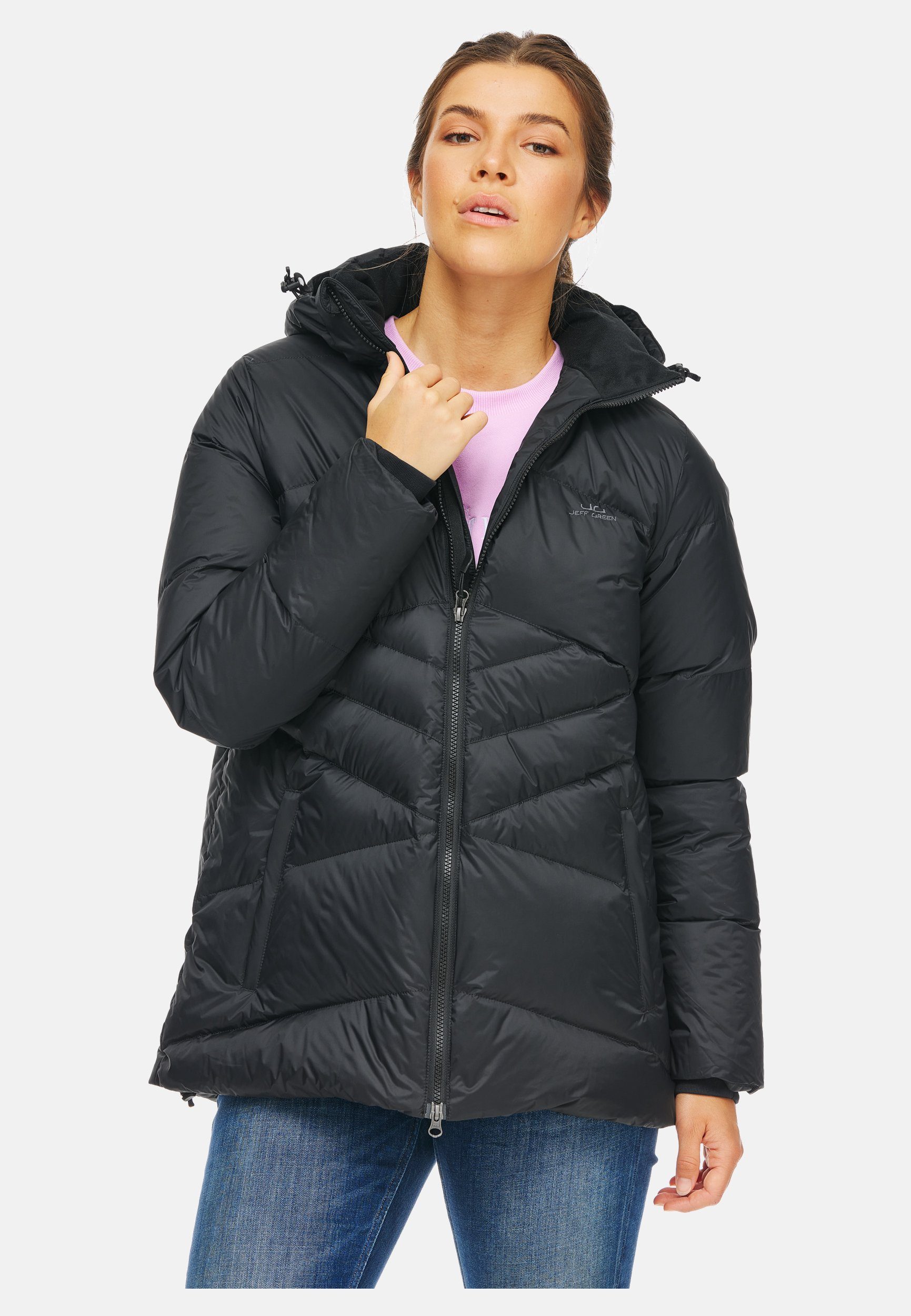 Jeff Green Leichtdaunenjacke Eva Deep Black