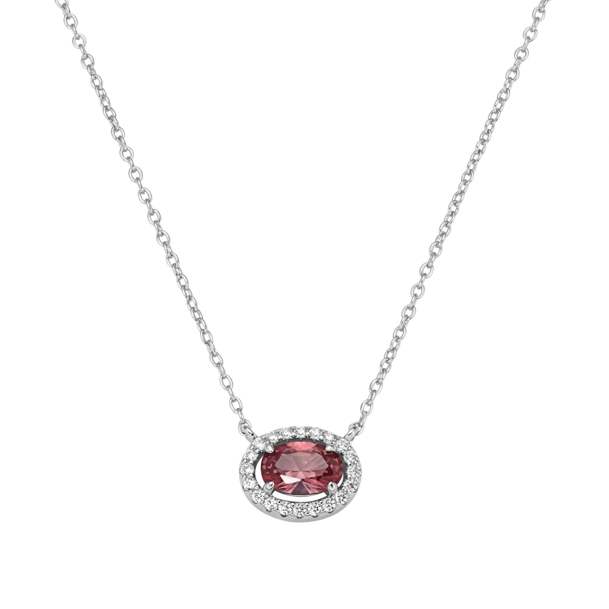 GIORGIO MARTELLO MILANO Collier Ziersteine, Zirkonia weiß, Silber 925