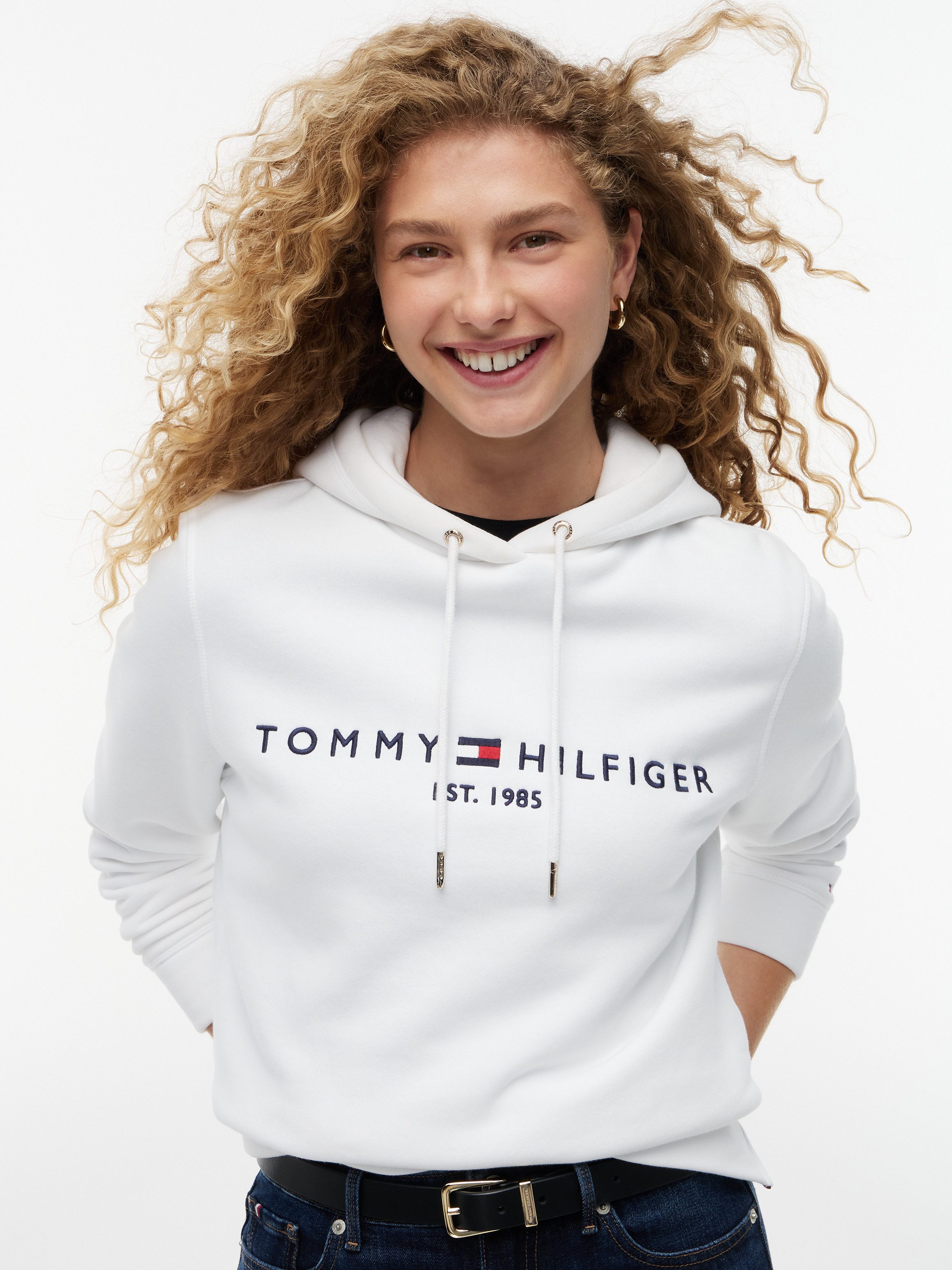 Tommy Hilfiger Kapuzensweatshirt mit Tommy Hilfiger Logostickerei