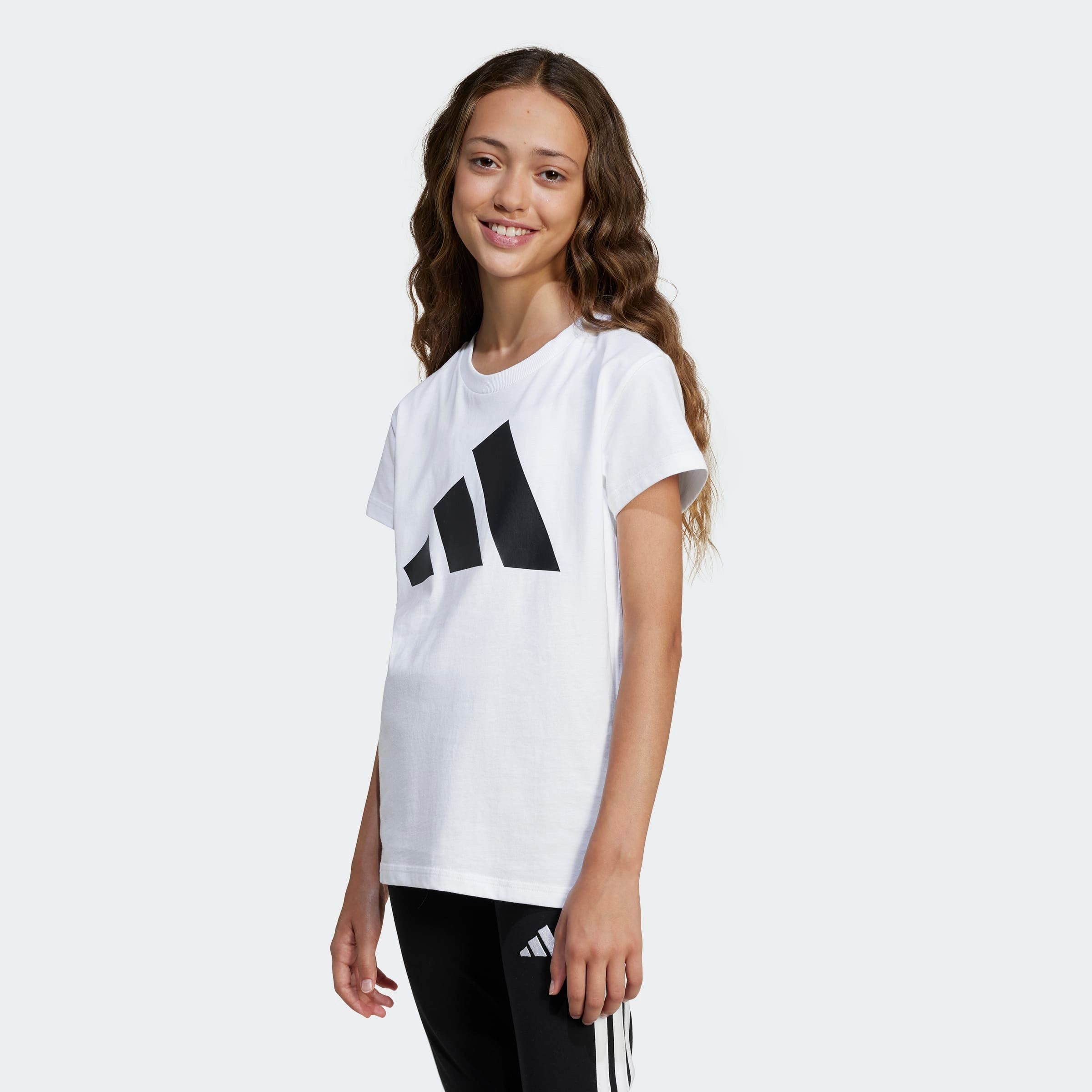 adidas Sportswear T-Shirt JG BL TEE 160 für Kinder, mit Rundhalsausschnitt, aus Baumwolle, atmungsaktiv