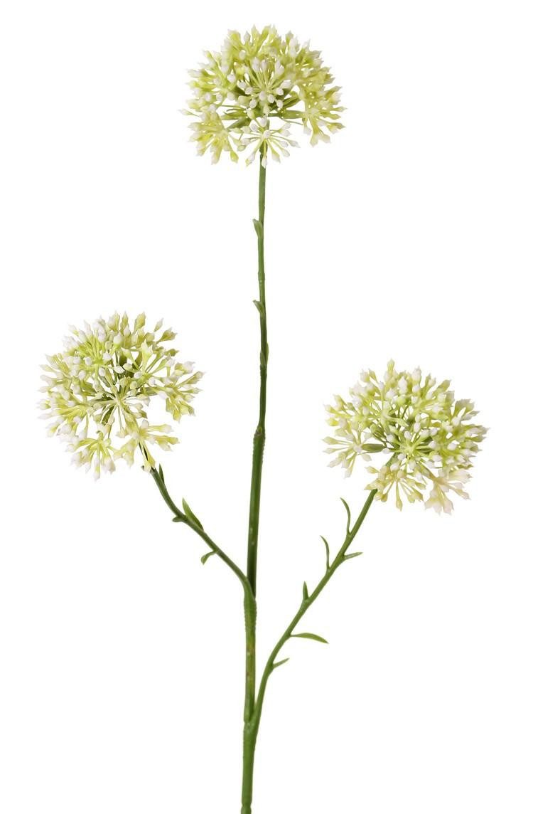 Kunstzweig Allium ALIKIO, weiß, 65cm, Ø6,5cm Allium, artplants