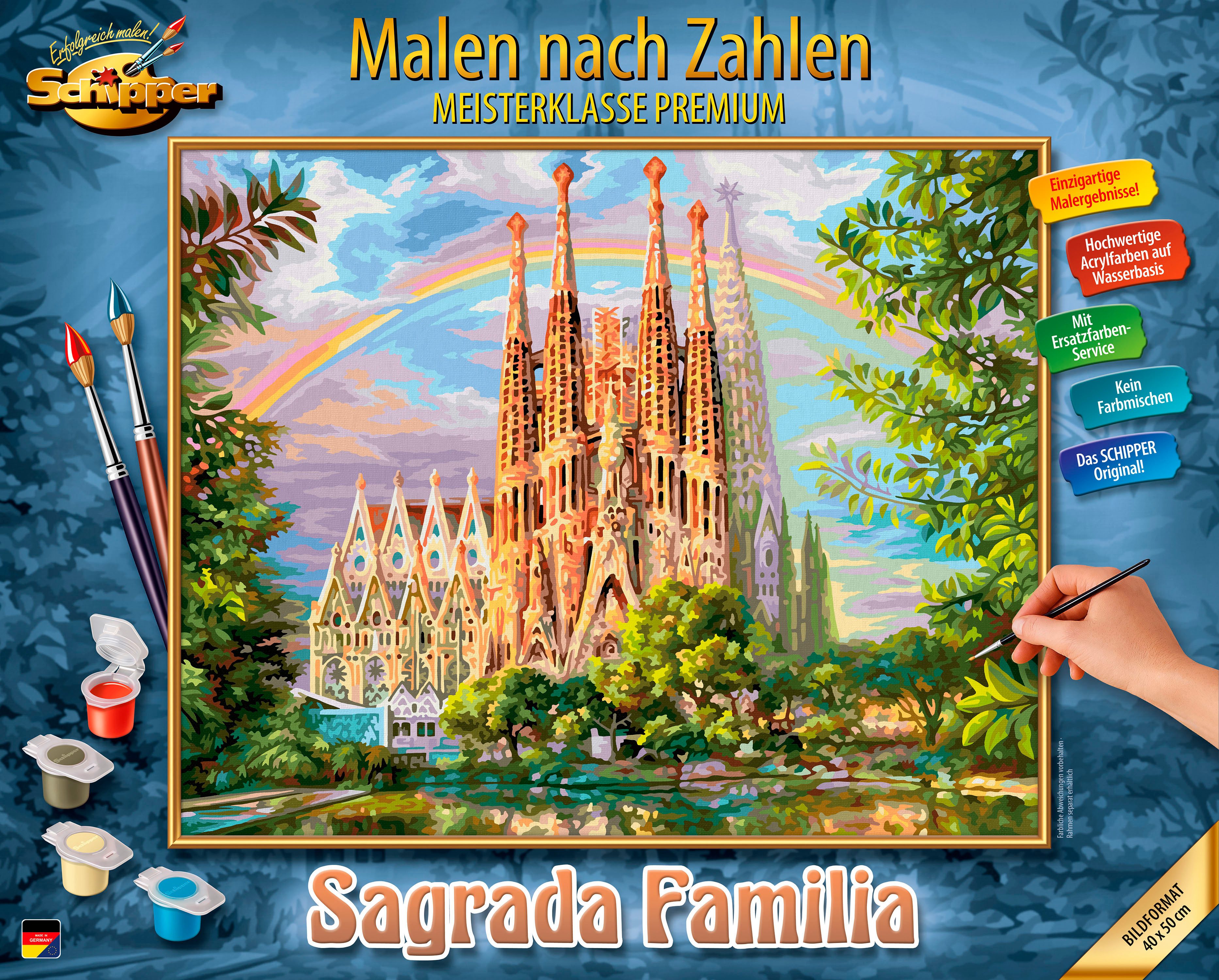 Schipper Malen nach Zahlen Meisterklasse Premium - Sagrada Familia, Made in Germany