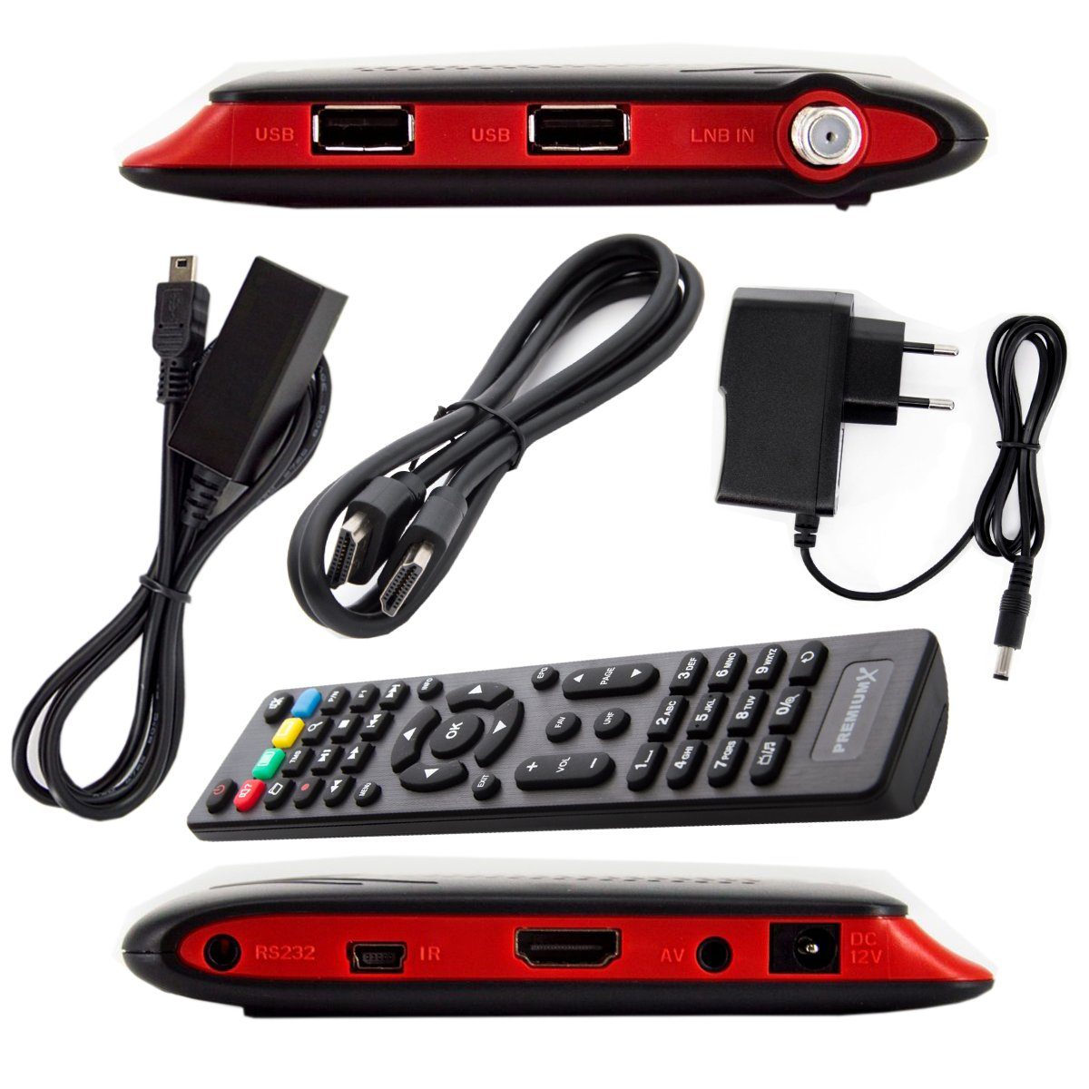 220S SAT-Receiver HDMI PremiumX DVB-S2 FULLHD USB Receiver Digital SAT Mini HD FTA