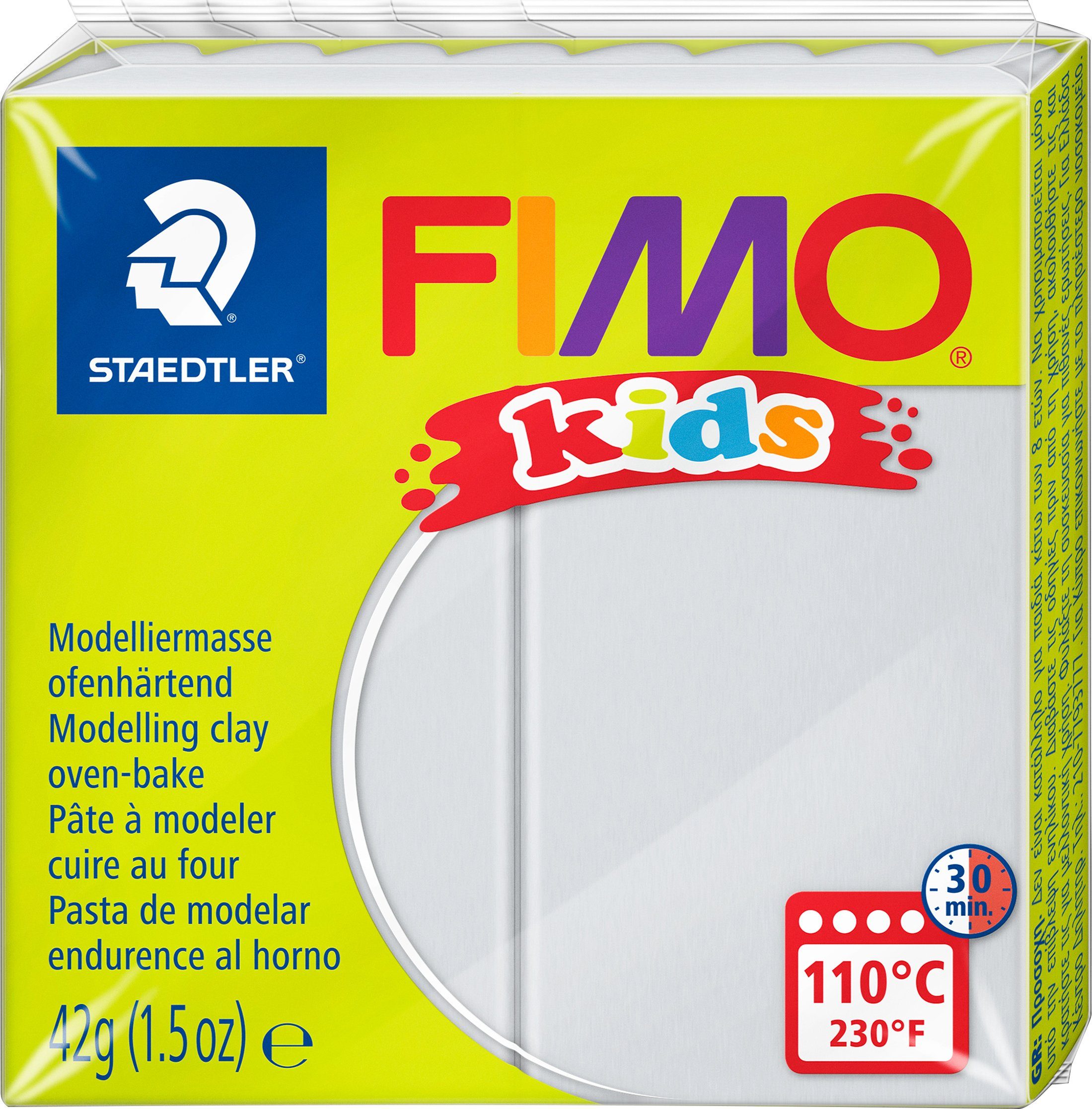 FIMO Modelliermasse kids, 42 g Hellgrau