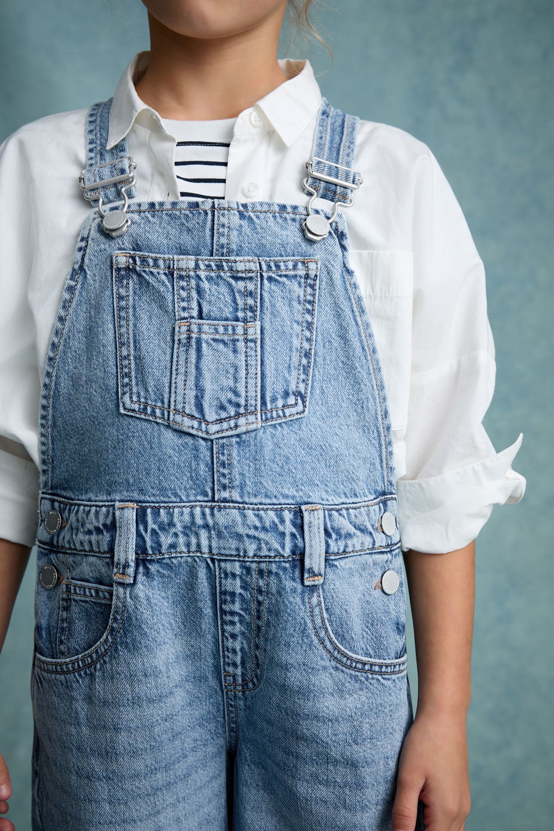 Next Latzhose Barrel-Latzhose aus 100 % Baumwolle (1-tlg)