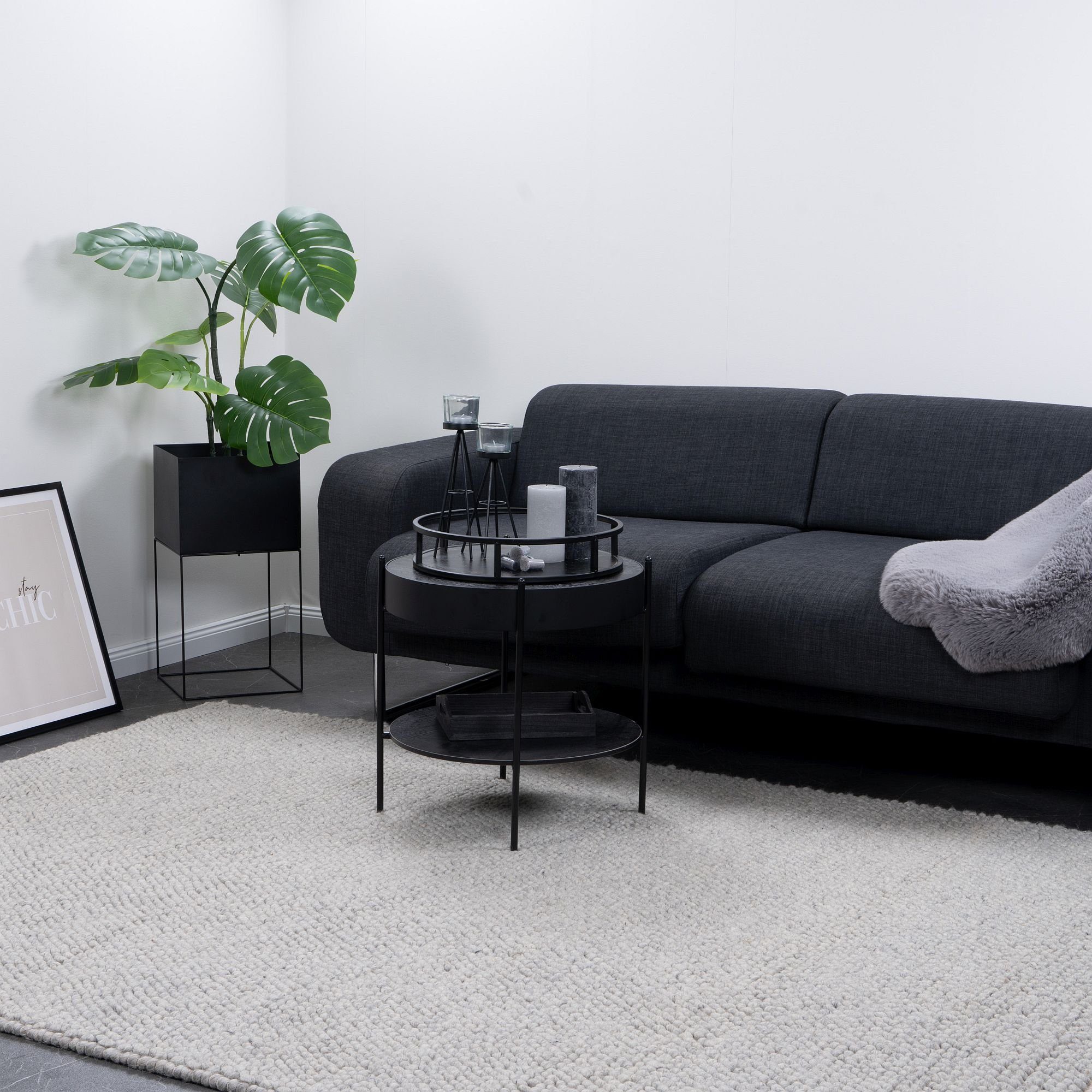 Consilio Concept Designteppich WOOLY Teppich Wohnzimmer günstig online kaufen
