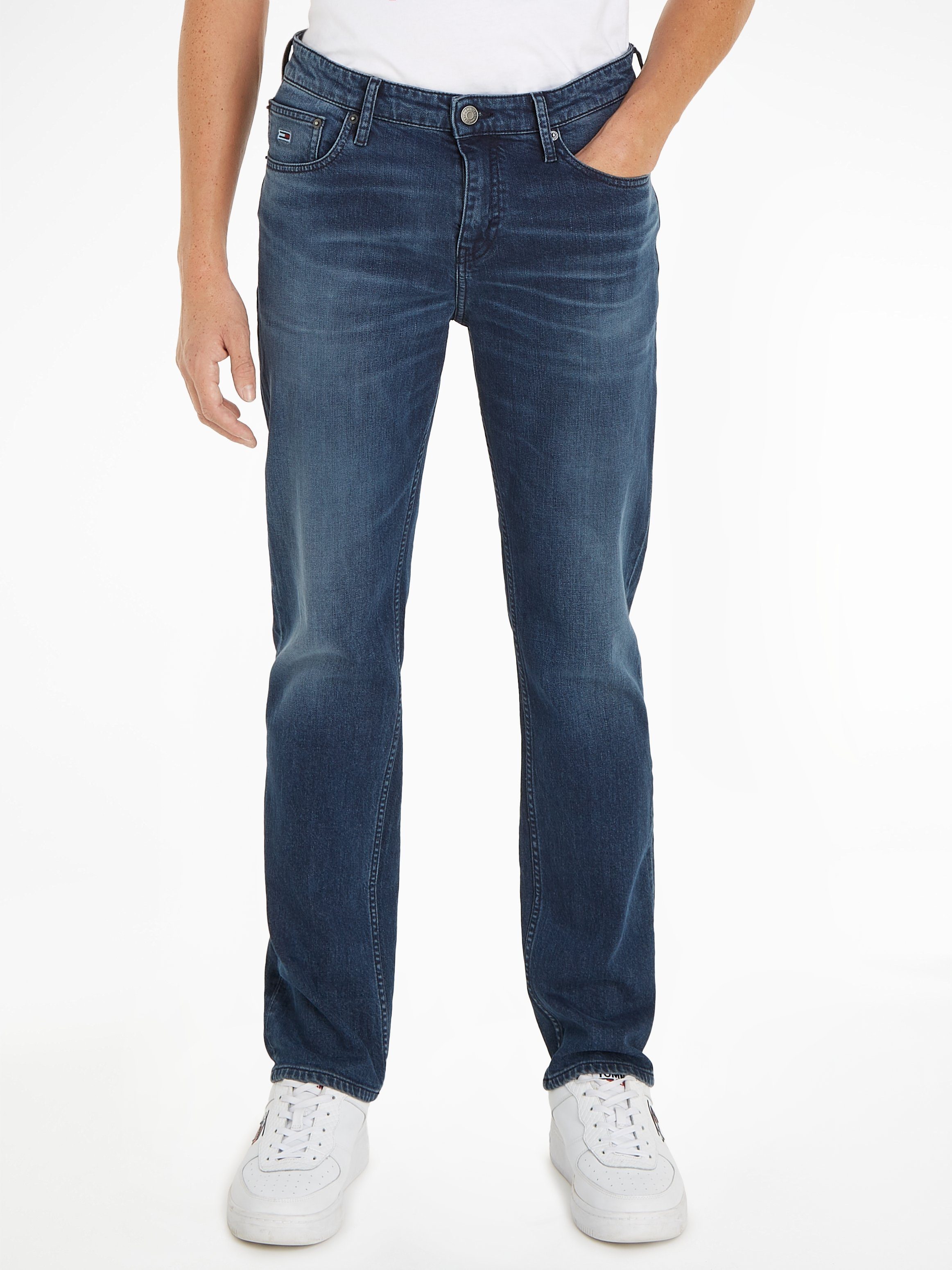 Tommy Jeans Straight-Jeans RYAN RGLR STRGHT im 5-Pocket-Style Denim Dark
