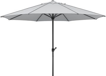 Schneider Schirme Marktschirm Adria, Durchmesser 350 cm, silbergrau, rund, ohne Schirmständer
