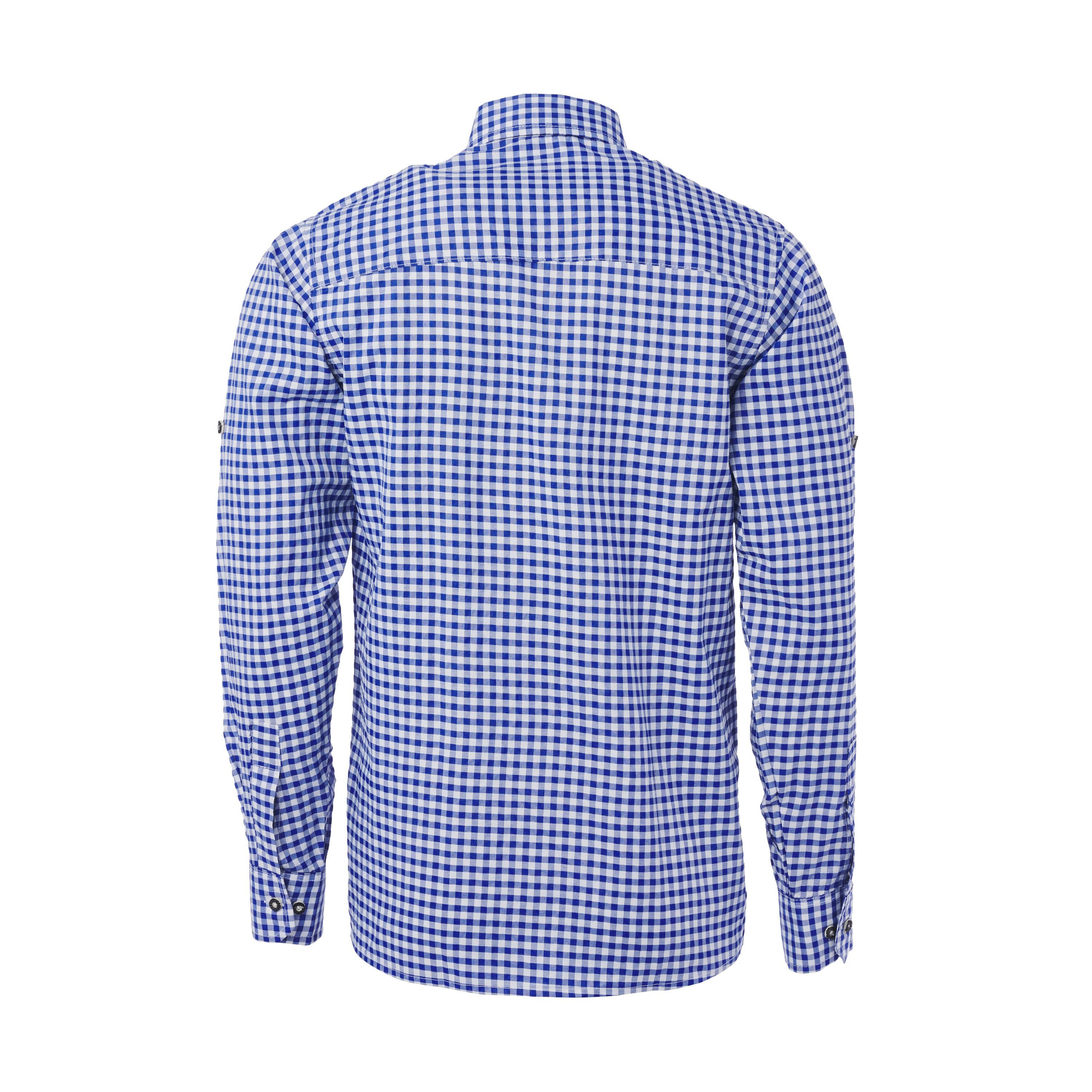Trachtenkult Trachtenhemd Hemd blau-weiß kariert günstig online kaufen