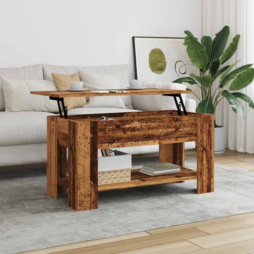 vidaXL Couchtisch Couchtisch Altholz-Optik 101x49x52 cm günstig online kaufen