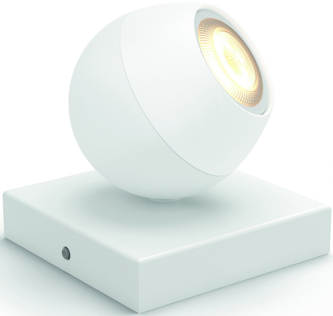 Philips Hue LED Flutlichtstrahler Bluetooth per wechselbar, Dimmfunktion, Steuerung Sofortige Leuchtmittel Warmweiß, Buckram