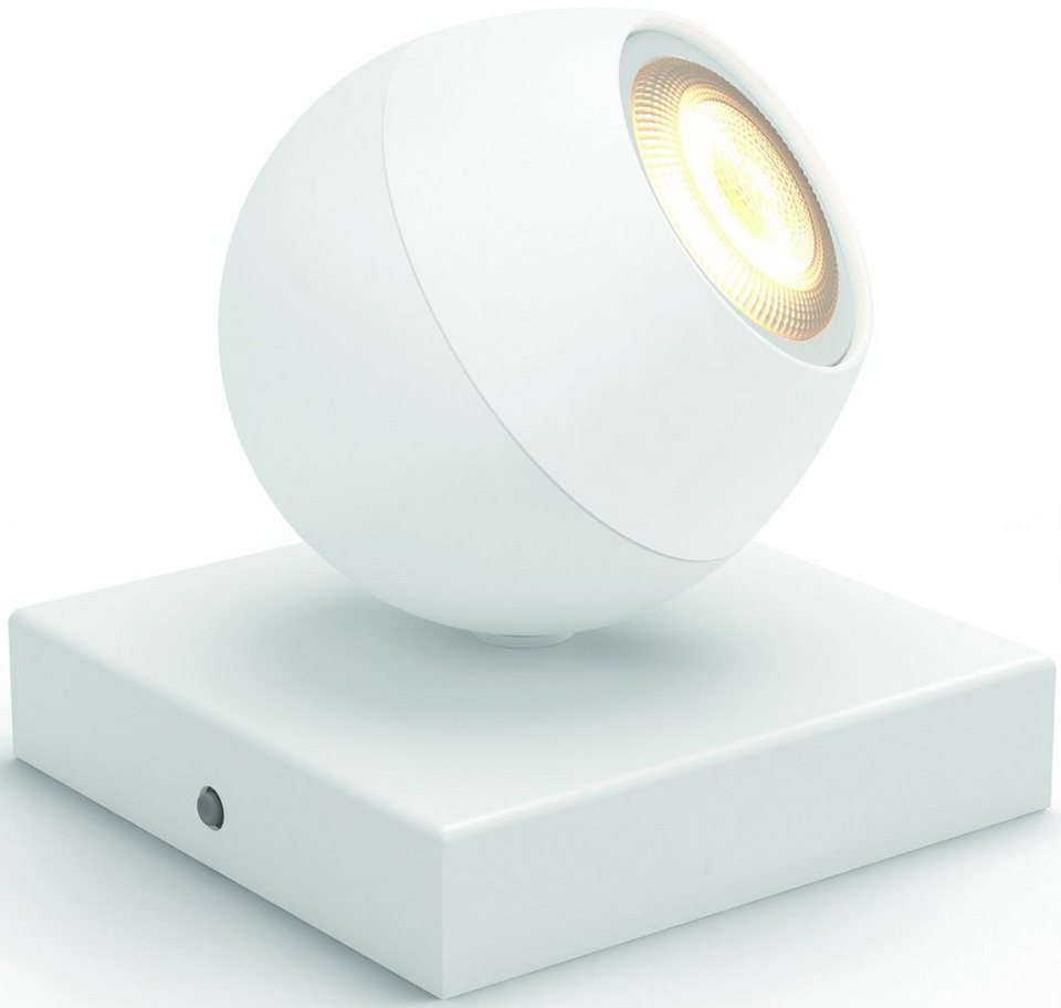 Philips Hue LED Flutlichtstrahler Buckram, Dimmfunktion, Leuchtmittel  wechselbar, Warmweiß, Sofortige Steuerung per Bluetooth
