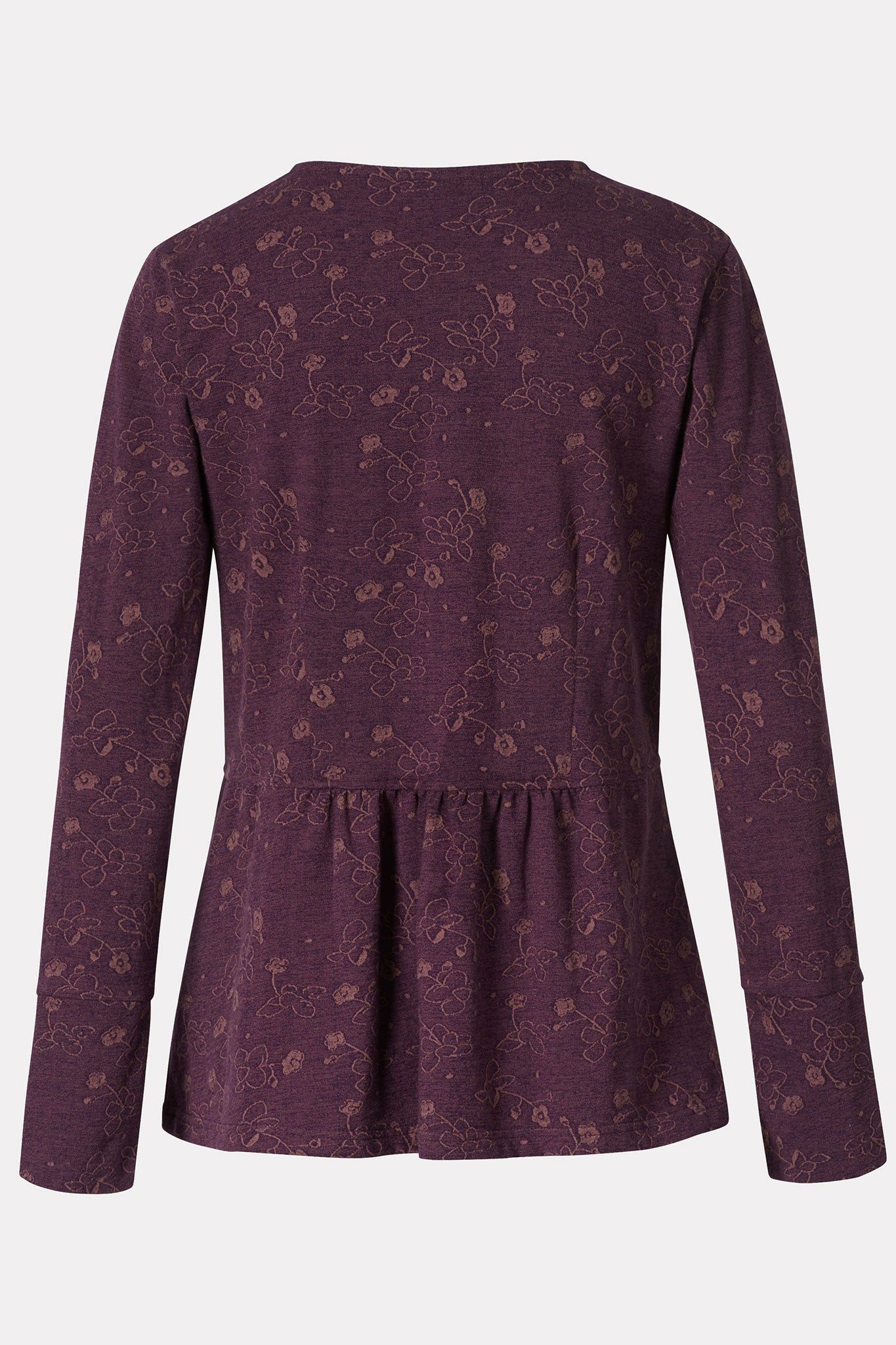 Himalaya Clothing Wolljacke Elegante Jacke Damen mit floralem Jacquardmuste günstig online kaufen