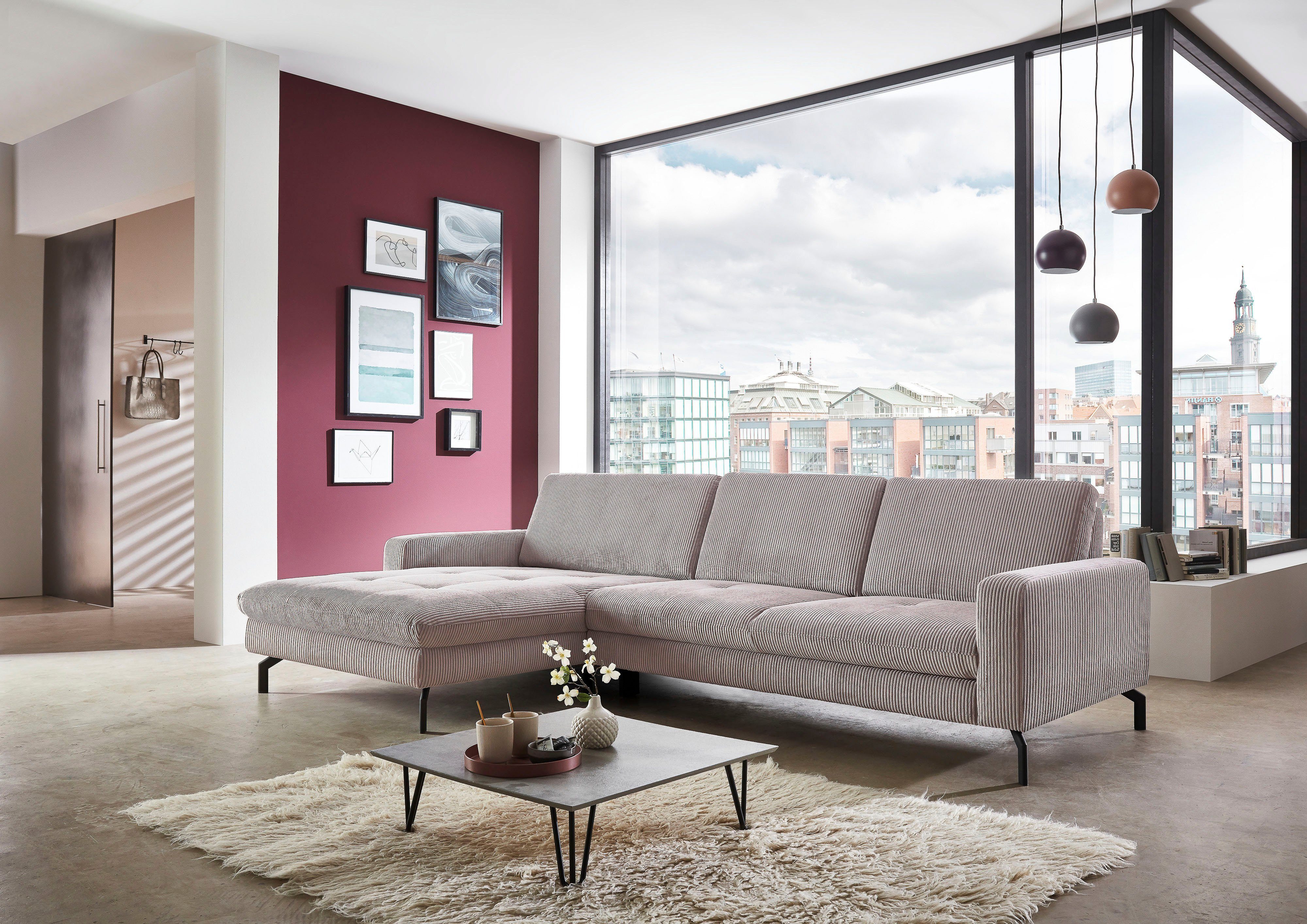 Die PlanBar Ecksofa MP-IN20110 L-Form mit günstig online kaufen