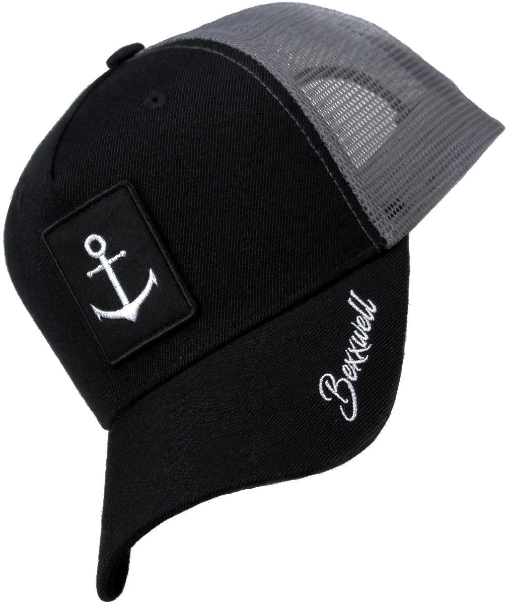 Trucker Cap mit Anker-Patch (optimale Passform, Unisex)