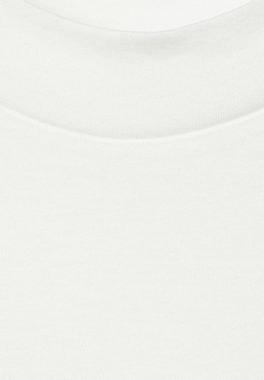 STREET ONE T-Shirt mit Stehkragen - Turtle Neck - und körpernaher Passform