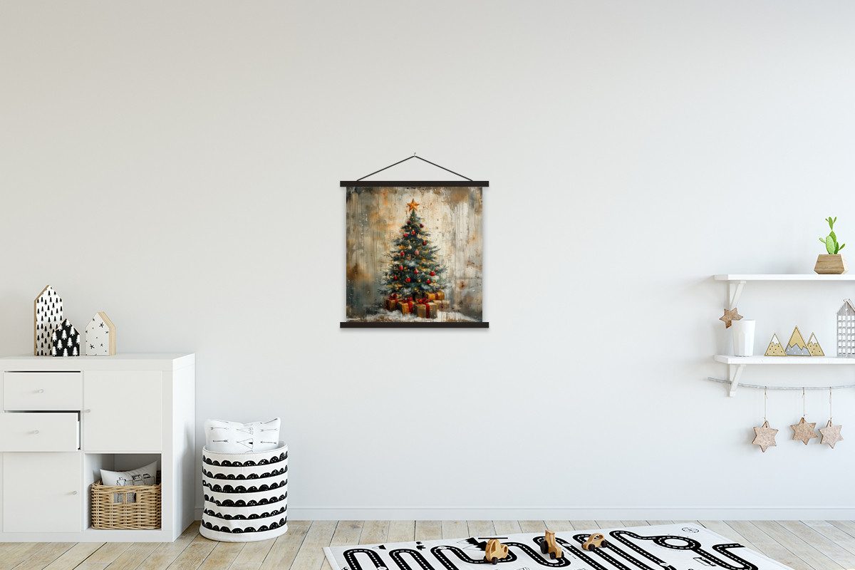 MuchoWow Poster Weihnachtsbaum - Vintage - günstig online kaufen