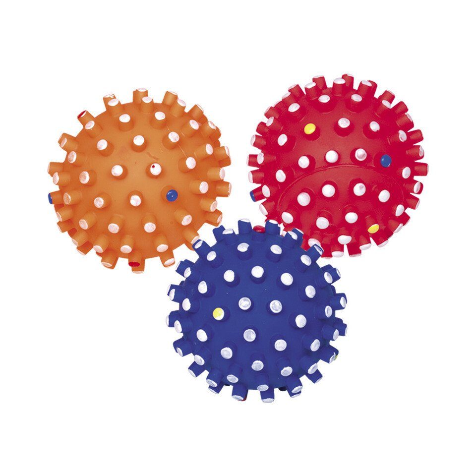 Tierball Hundespielzeug Vinyl Noppenball